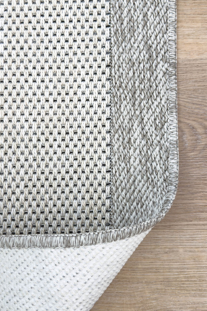 All Seasons Outdoor Cream Grey - Cream indoor/outdoor rug from Vogue Rugs Australia