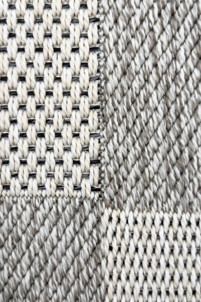 All Seasons Outdoor Cream Grey - Cream indoor/outdoor rug from Vogue Rugs Australia