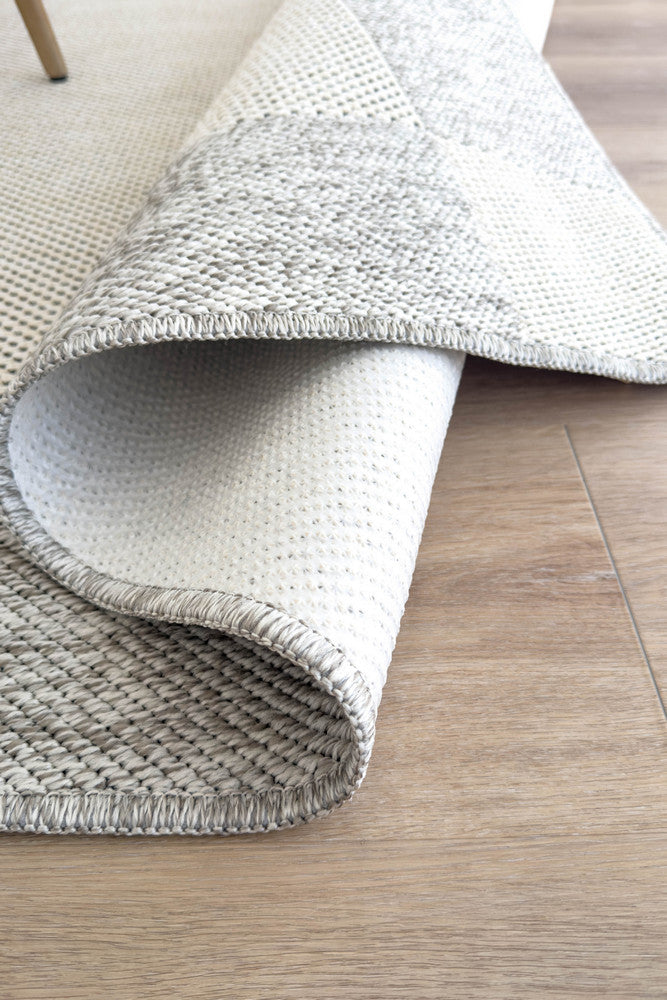 All Seasons Outdoor Cream Grey - Cream indoor/outdoor rug from Vogue Rugs Australia