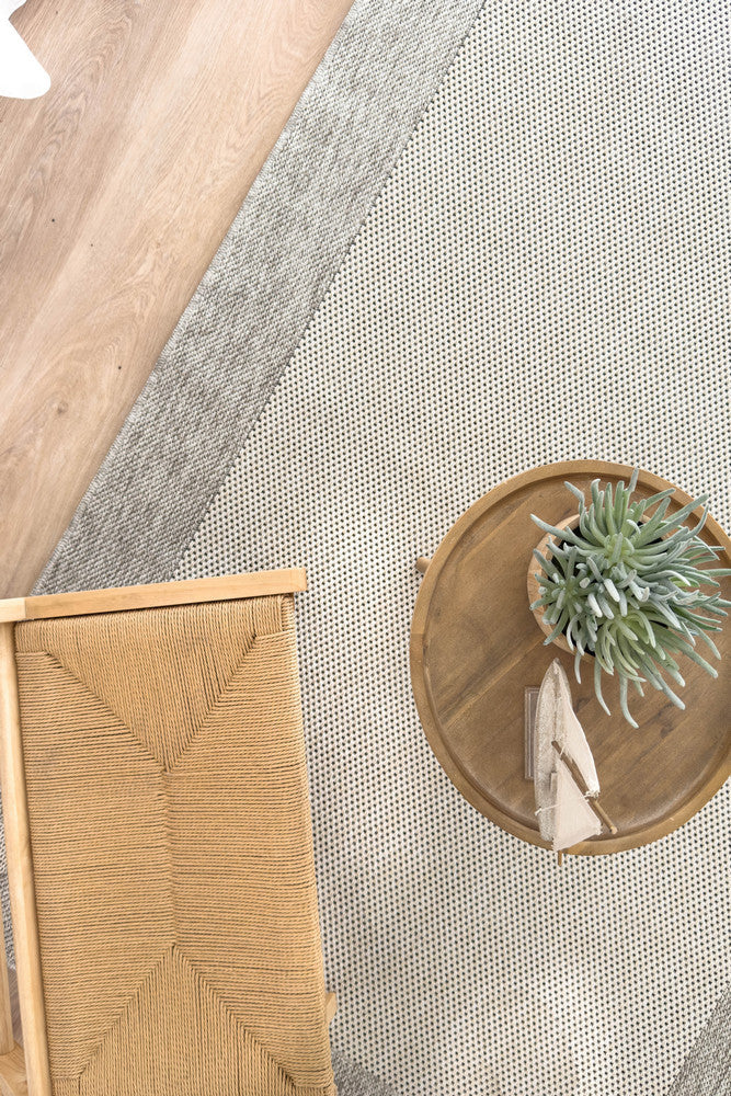 All Seasons Outdoor Cream Grey - Cream indoor/outdoor rug from Vogue Rugs Australia