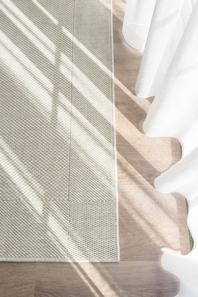 All Seasons Outdoor Cream - Cream indoor/outdoor rug from Vogue Rugs Australia