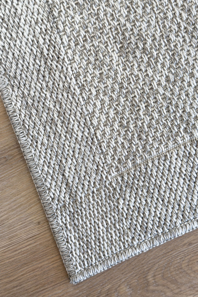 All Seasons Outdoor Light Grey Runner - Grey indoor/outdoor rug from Vogue Rugs Australia