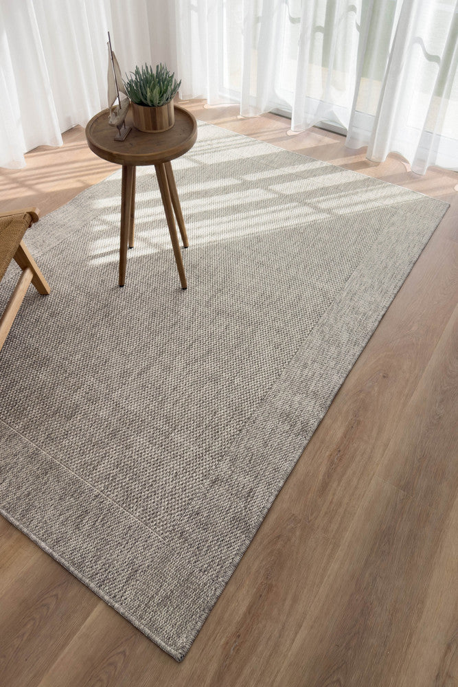 All Seasons Outdoor Light Grey - Grey indoor/outdoor rug from Vogue Rugs Australia