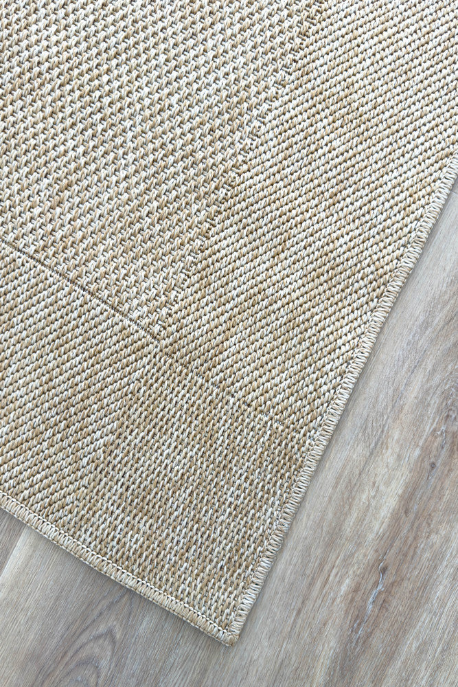 All Seasons Outdoor Light Beige - Beige indoor/outdoor rug from Vogue Rugs Australia