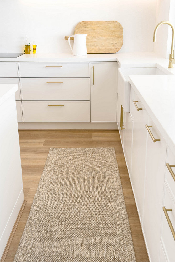 All Seasons Outdoor Light Beige - Beige indoor/outdoor rug from Vogue Rugs Australia