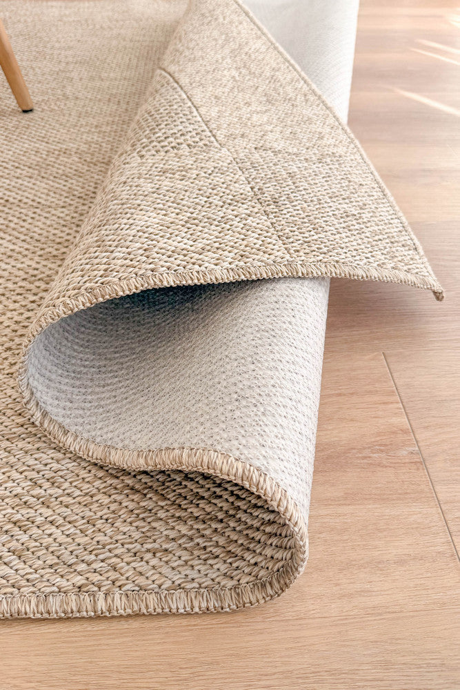 All Seasons Outdoor Light Beige - Beige indoor/outdoor rug from Vogue Rugs Australia