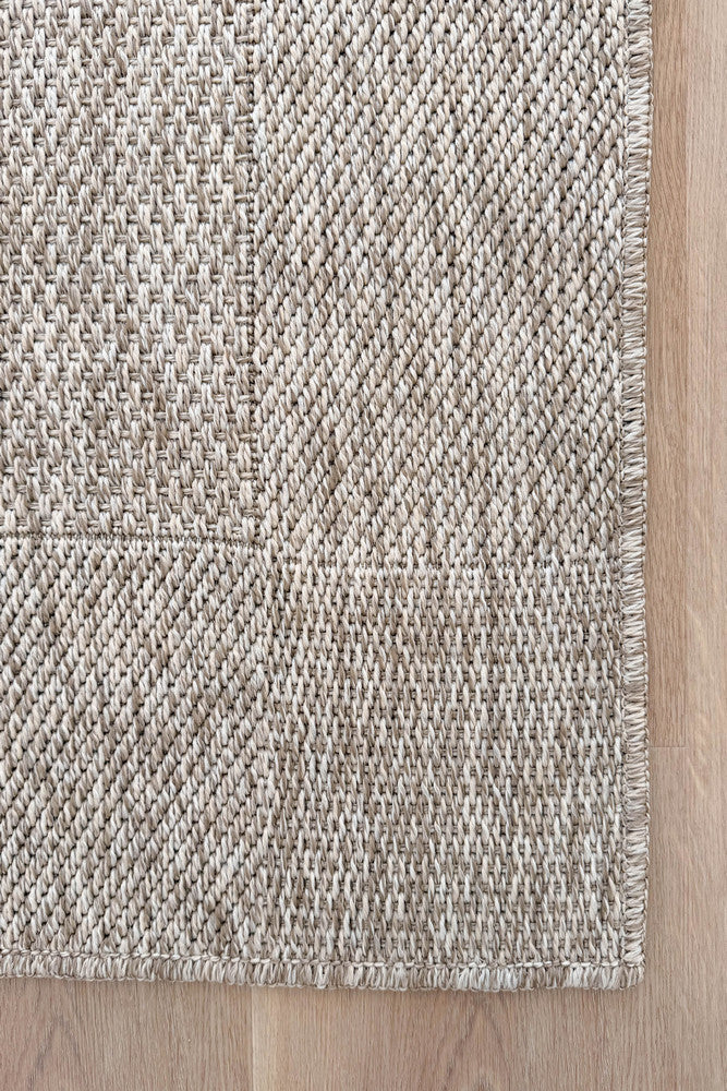 All Seasons Outdoor Light Beige - Beige indoor/outdoor rug from Vogue Rugs Australia