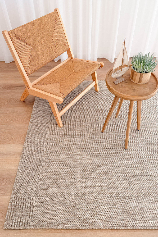 All Seasons Outdoor Light Beige - Beige indoor/outdoor rug from Vogue Rugs Australia
