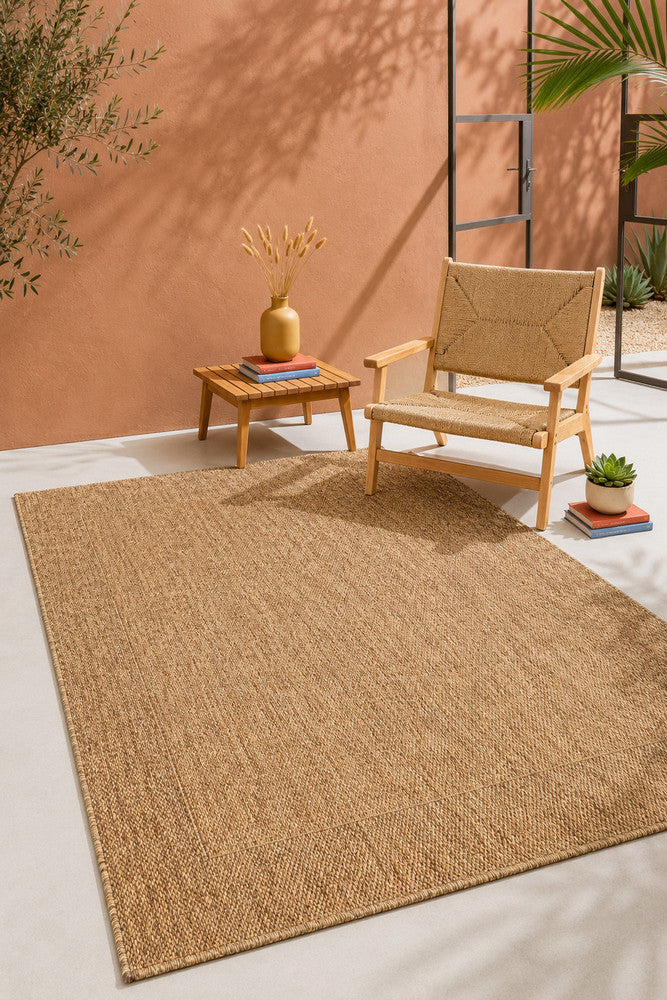 All Seasons Outdoor Rust - Rust indoor/outdoor rug from Vogue Rugs Australia