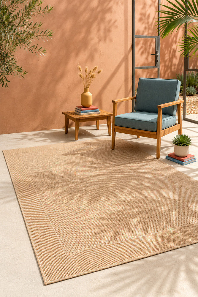 All Seasons Outdoor Sand - indoor/outdoor rug from Vogue Rugs Australia