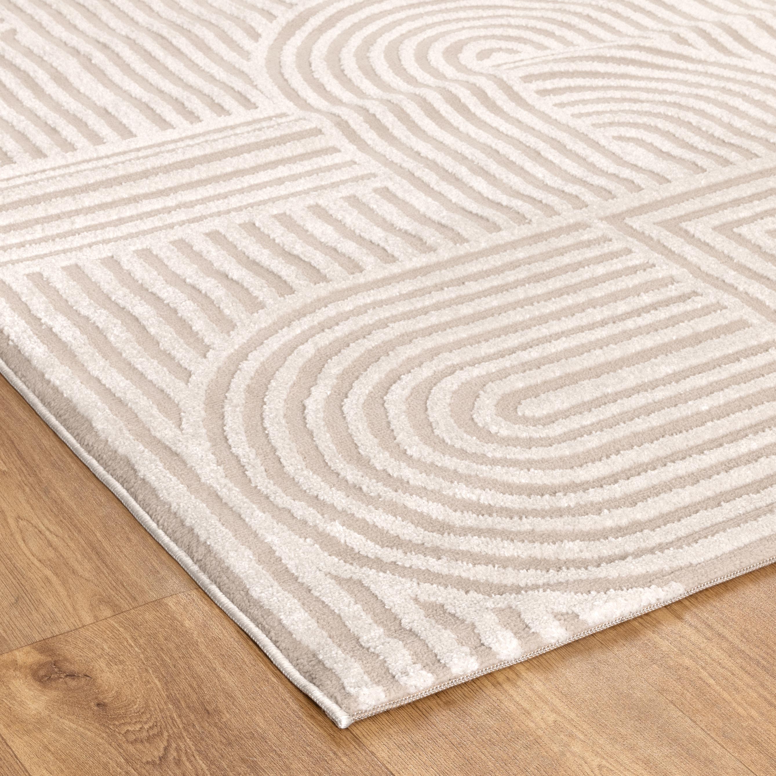 Sierra Arches Beige Ivory Rug - Beige area rug rug from Vogue Rugs Australia