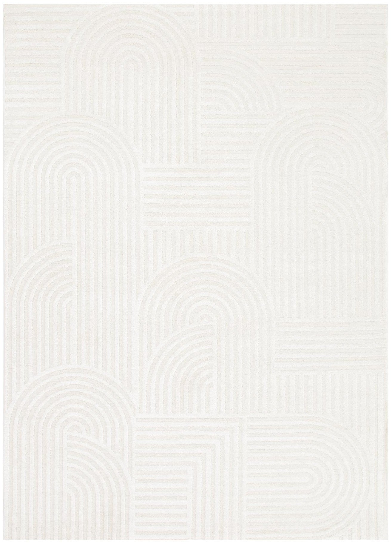 Sierra Arches Silver Rug - Silver area rug rug from Vogue Rugs Australia