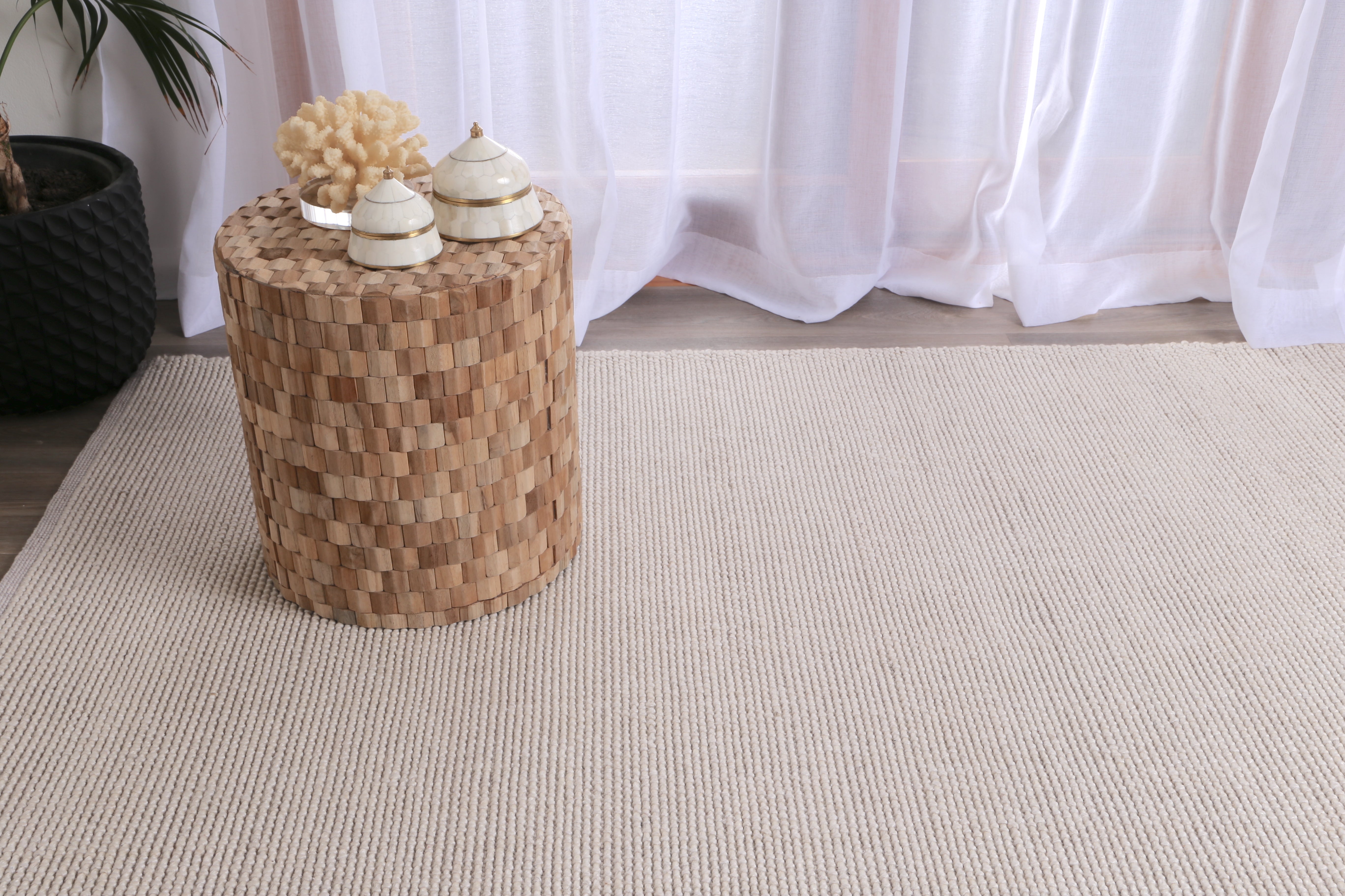 Astro Handtufted Wool Ivory - Ivory astro rug from Vogue Rugs Australia
