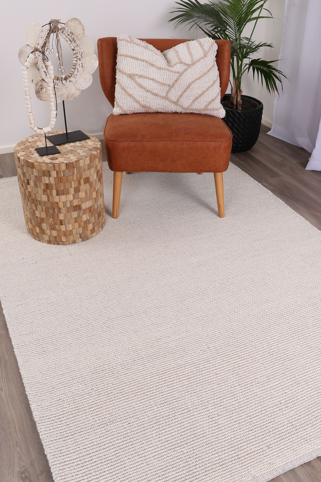 Astro Handtufted Wool Natural - Natural astro rug from Vogue Rugs Australia