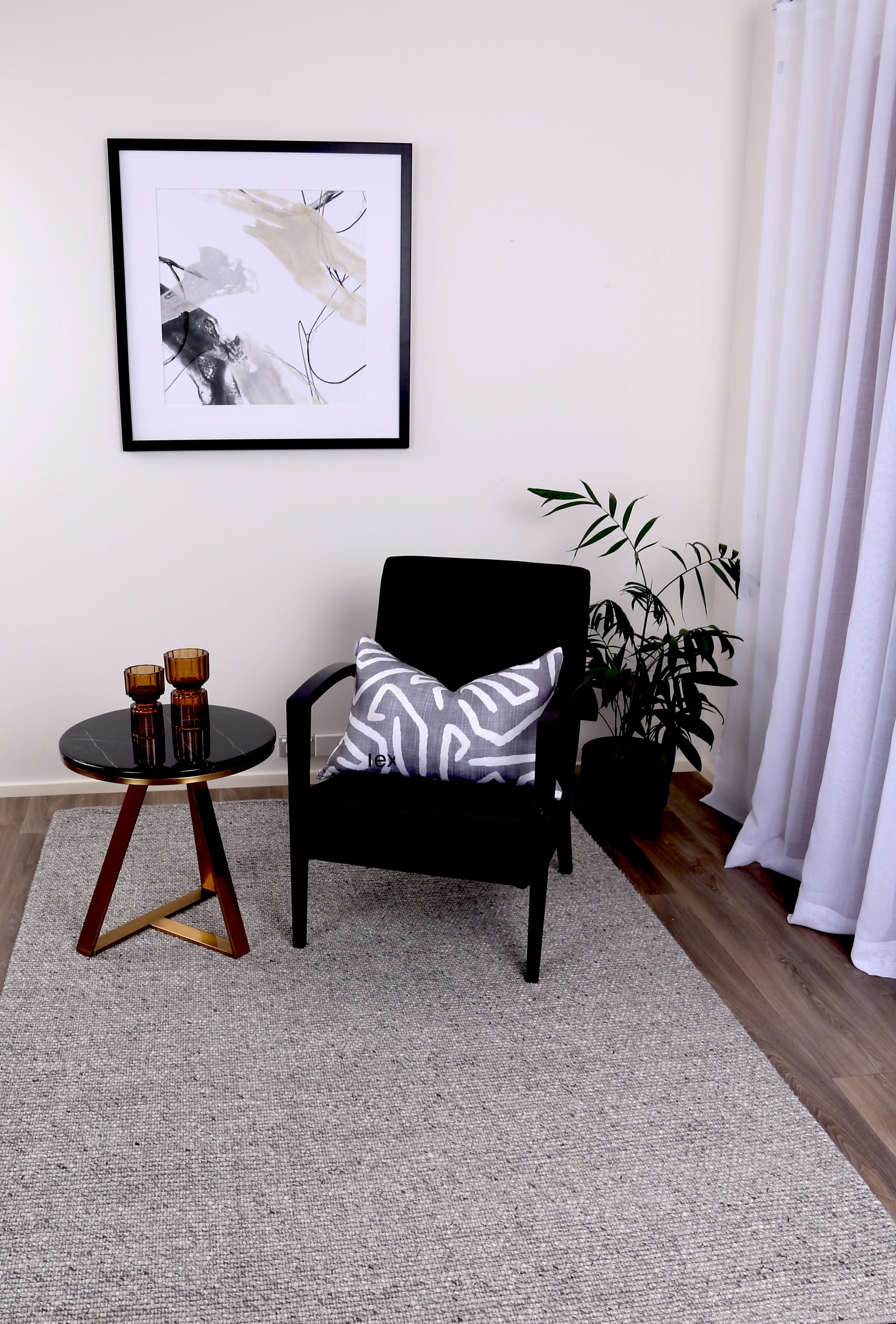 Astro Handtufted Wool Steel - astro rug from Vogue Rugs Australia