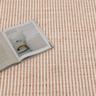 Berno Pink Ivory Loop Stripes Rug - B002.