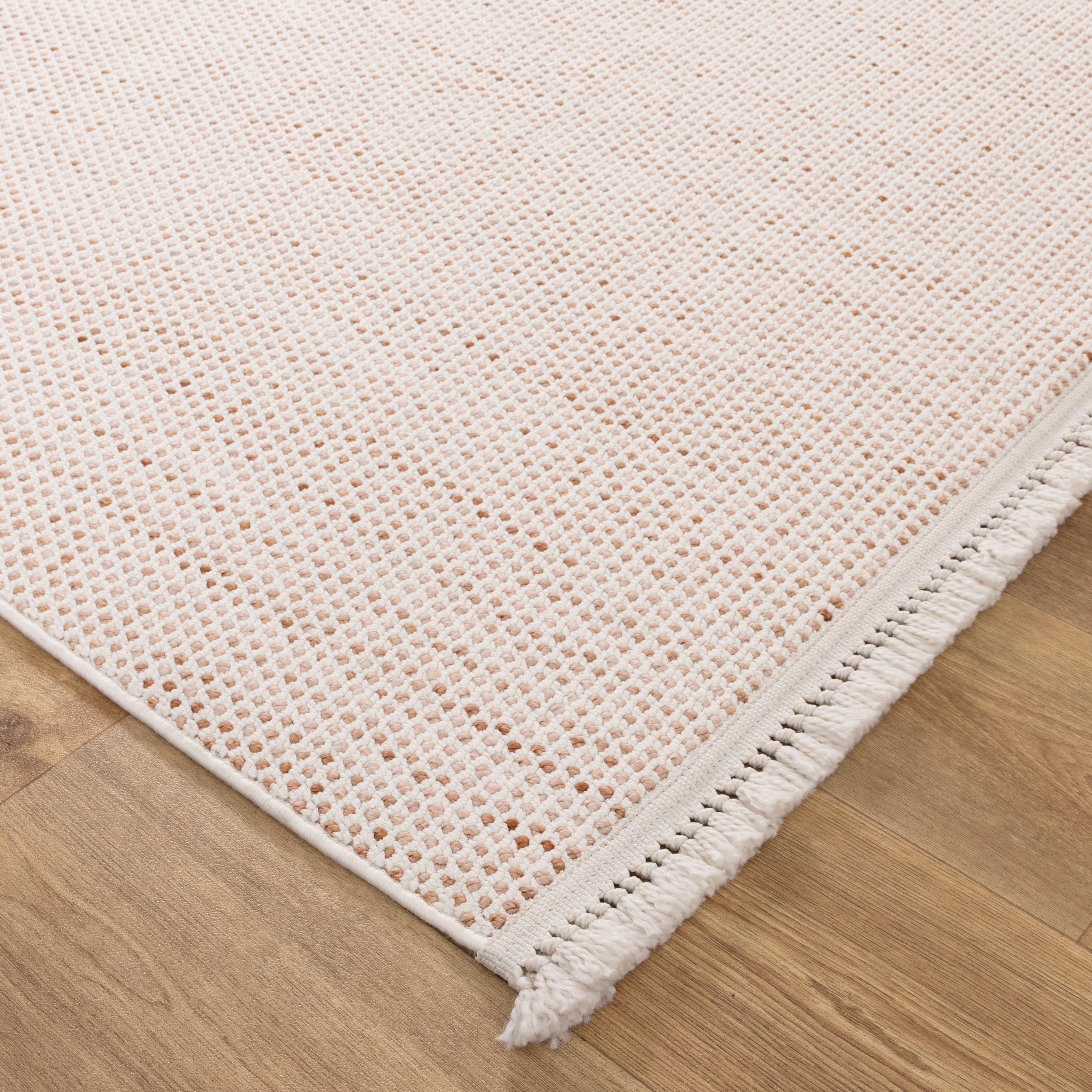 Berno Ivory Pink Loop Rug - B003 - Ivory area rug rug from Vogue Rugs Australia