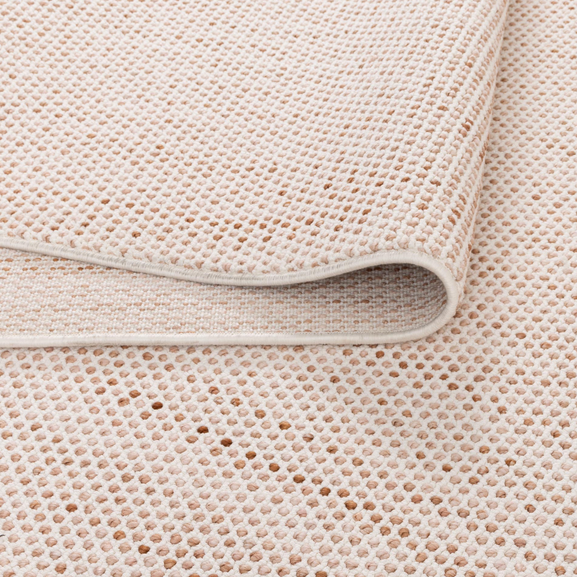 Berno Ivory Pink Loop Rug - B003.