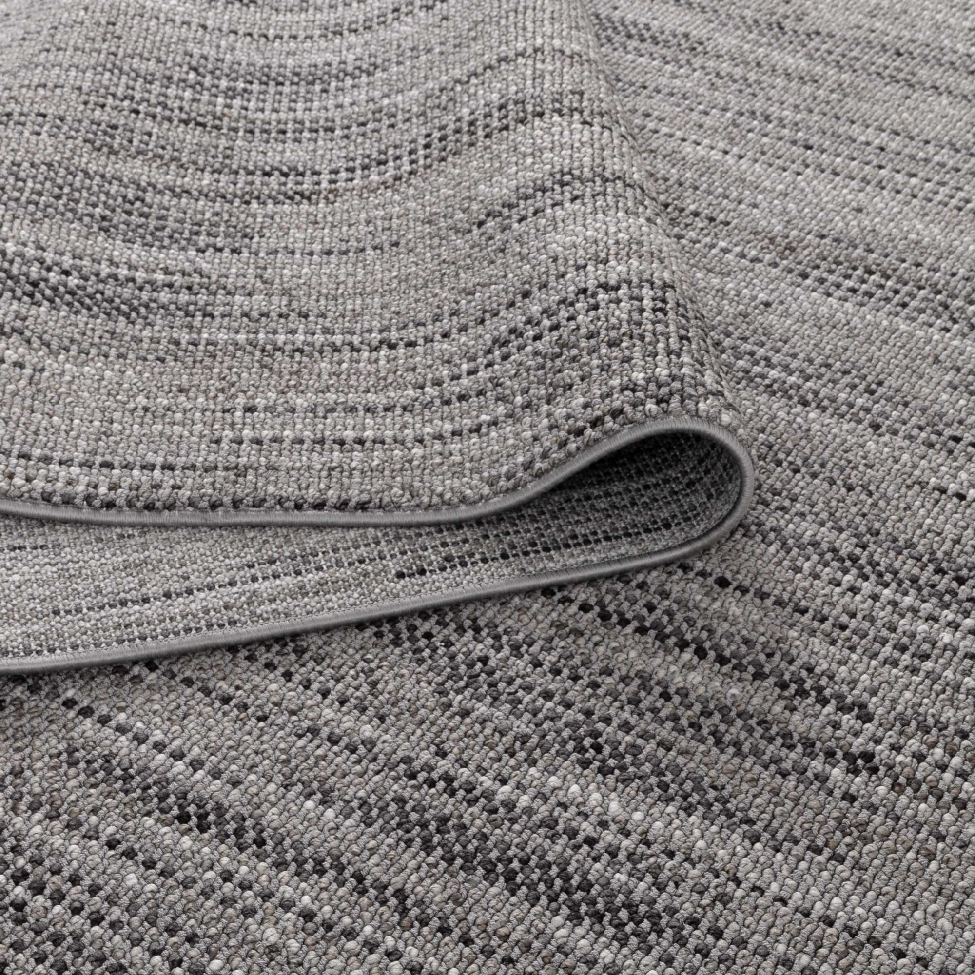 Berno Charcoal Loop Rug - B005.