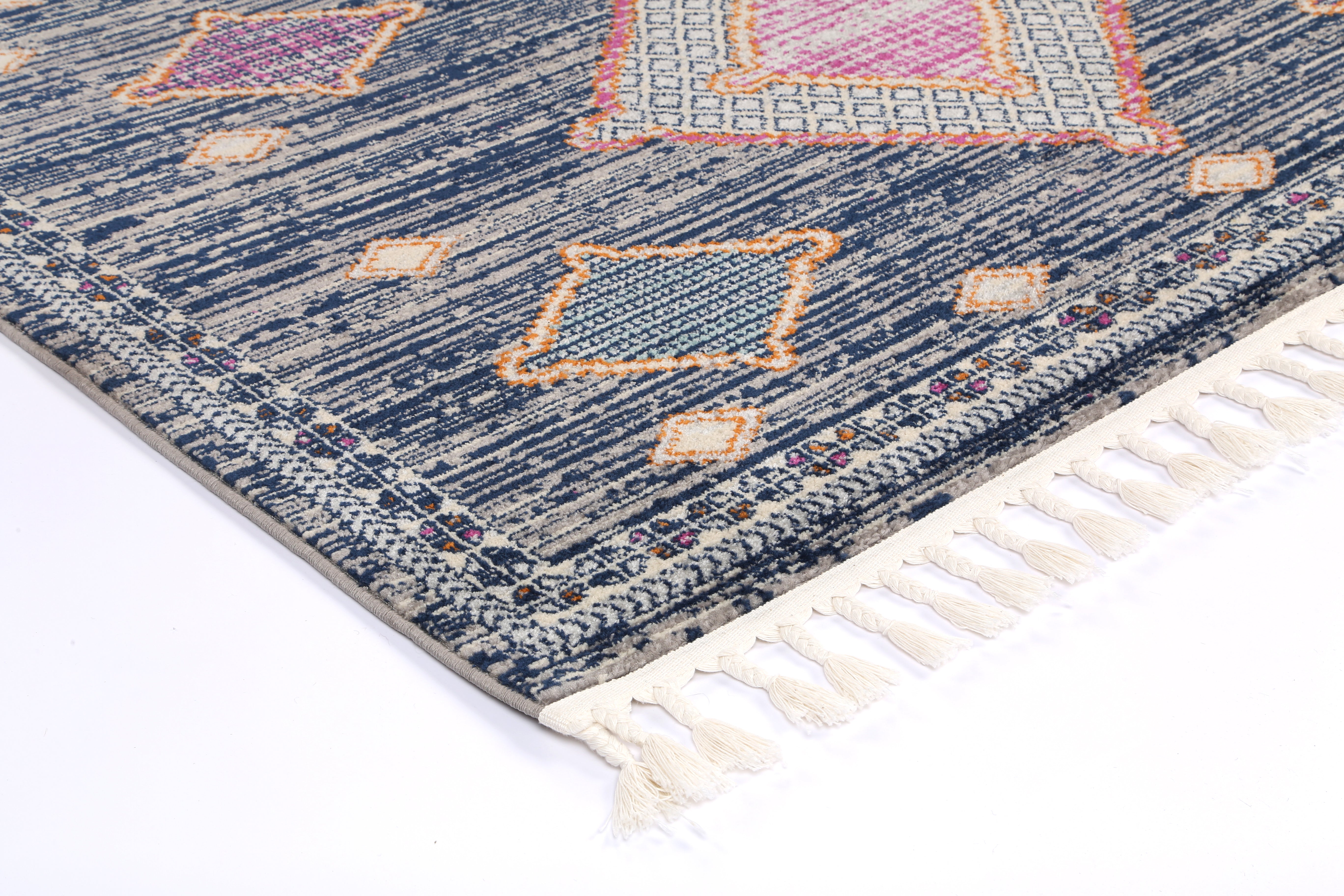Asilah Bo63A D.Blue Grey - Blue asilah rug from Vogue Rugs Australia