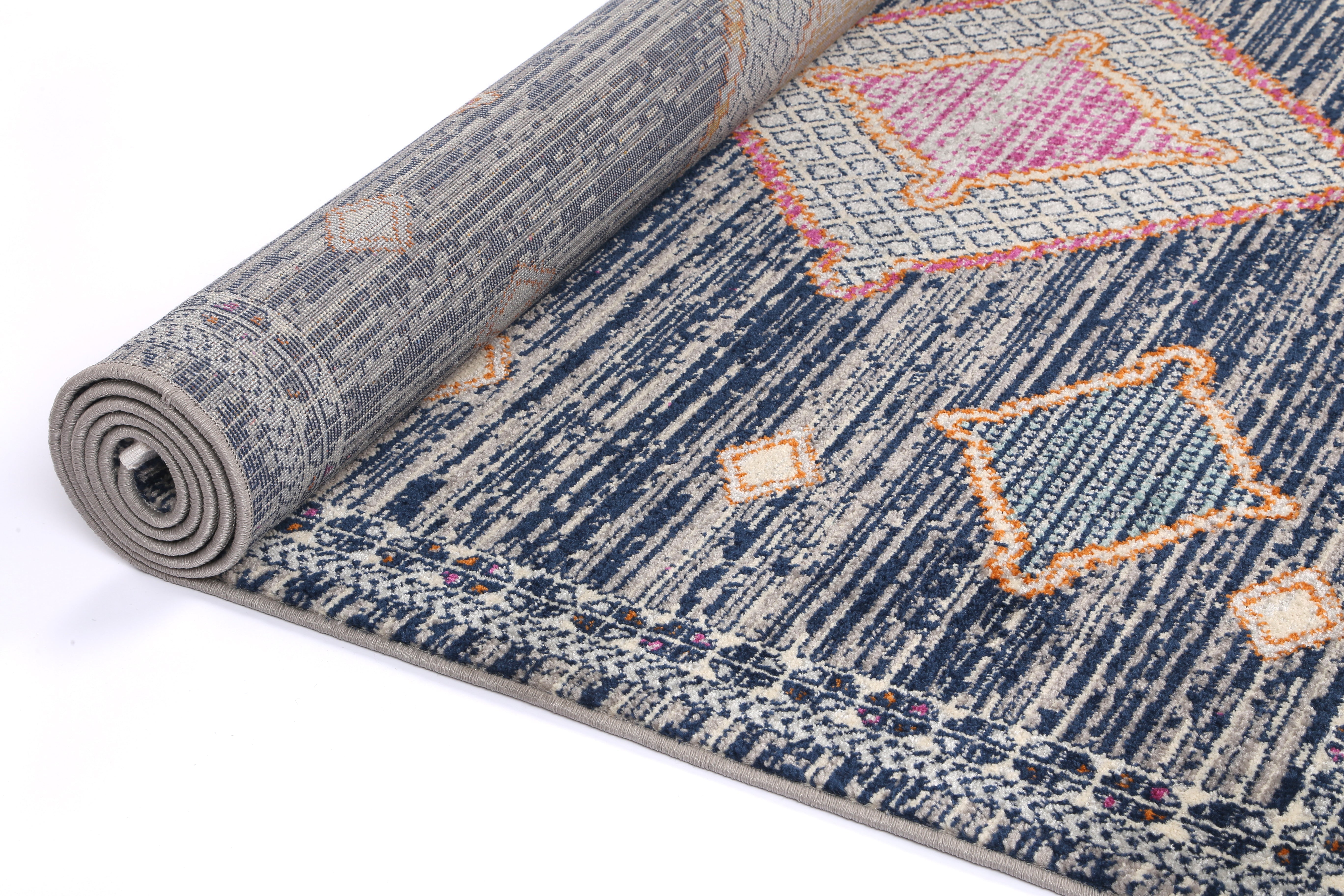 Asilah Bo63A D.Blue Grey - Blue asilah rug from Vogue Rugs Australia