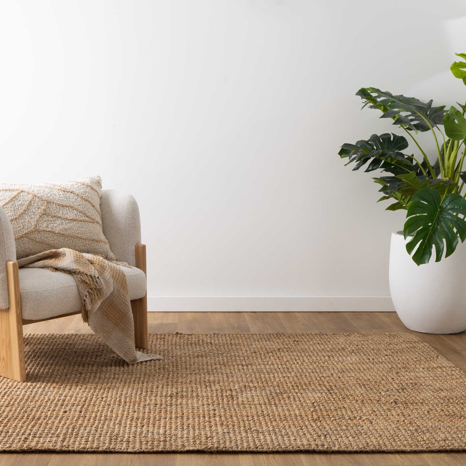 Bengal Natural Jute Rug - Natural area rug rug from Vogue Rugs Australia