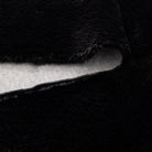 Lyla Machine Washable Shaggy Black Rug.