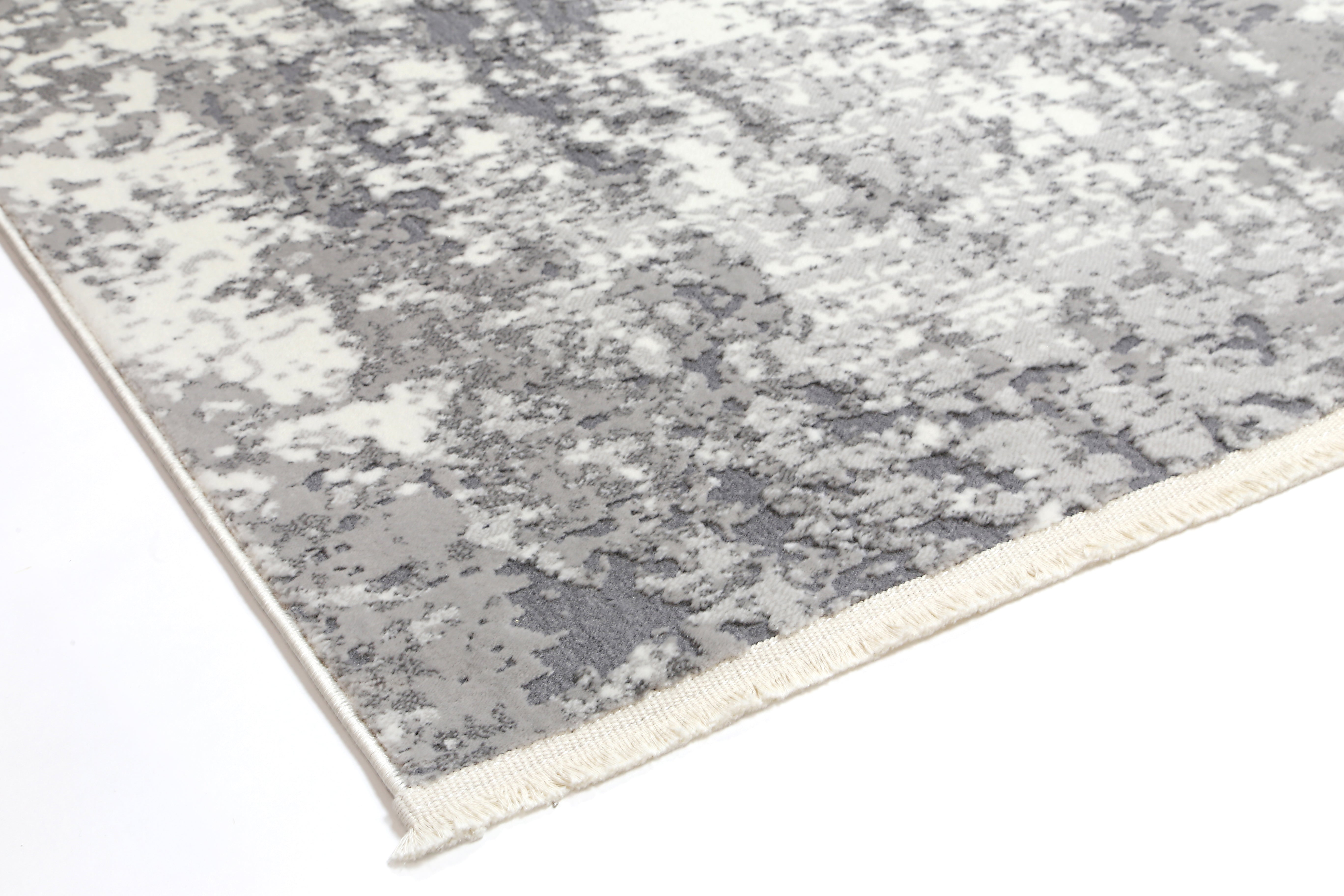 Bohemian Paradise One Modern Grey Rug - 01GREY.