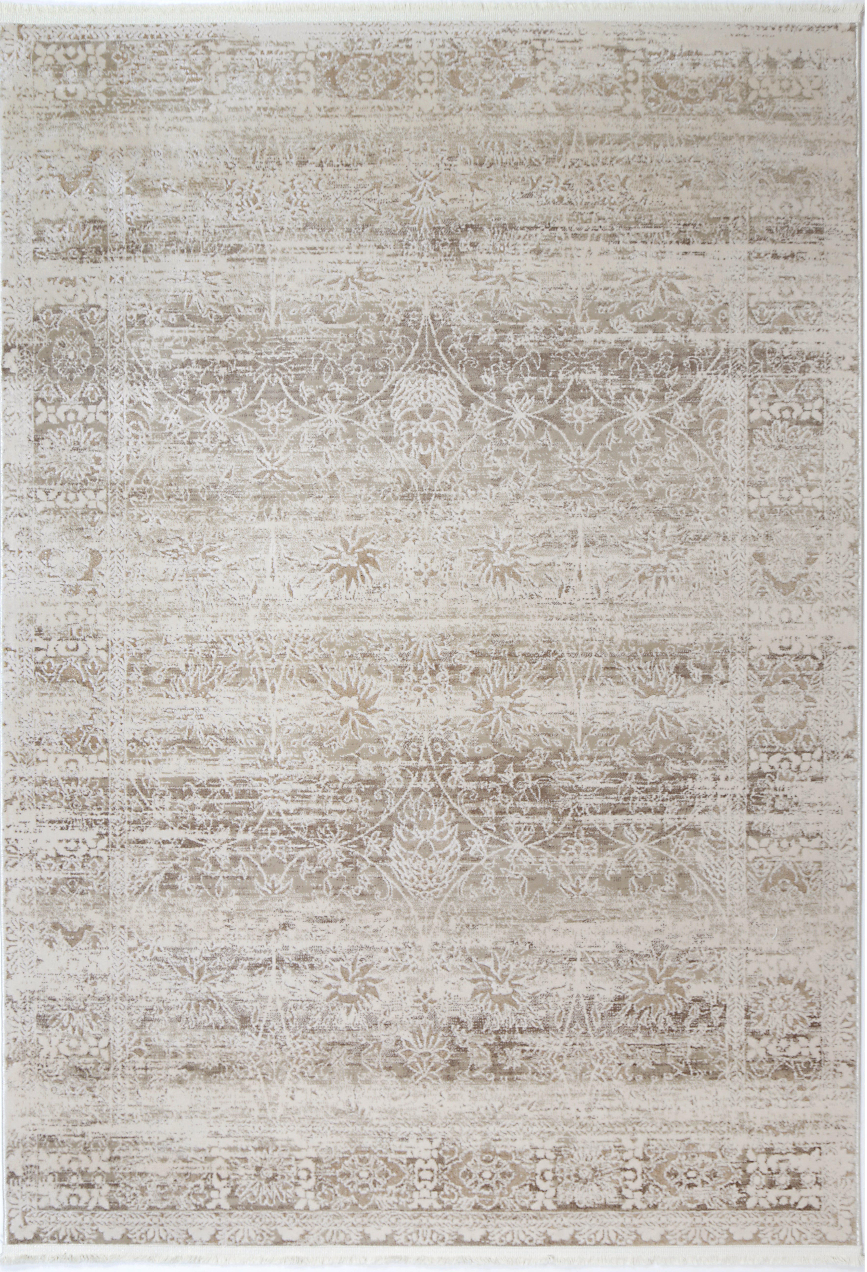 Bohemian Paradise Solid Beige Modern Rug - 02BEIG.