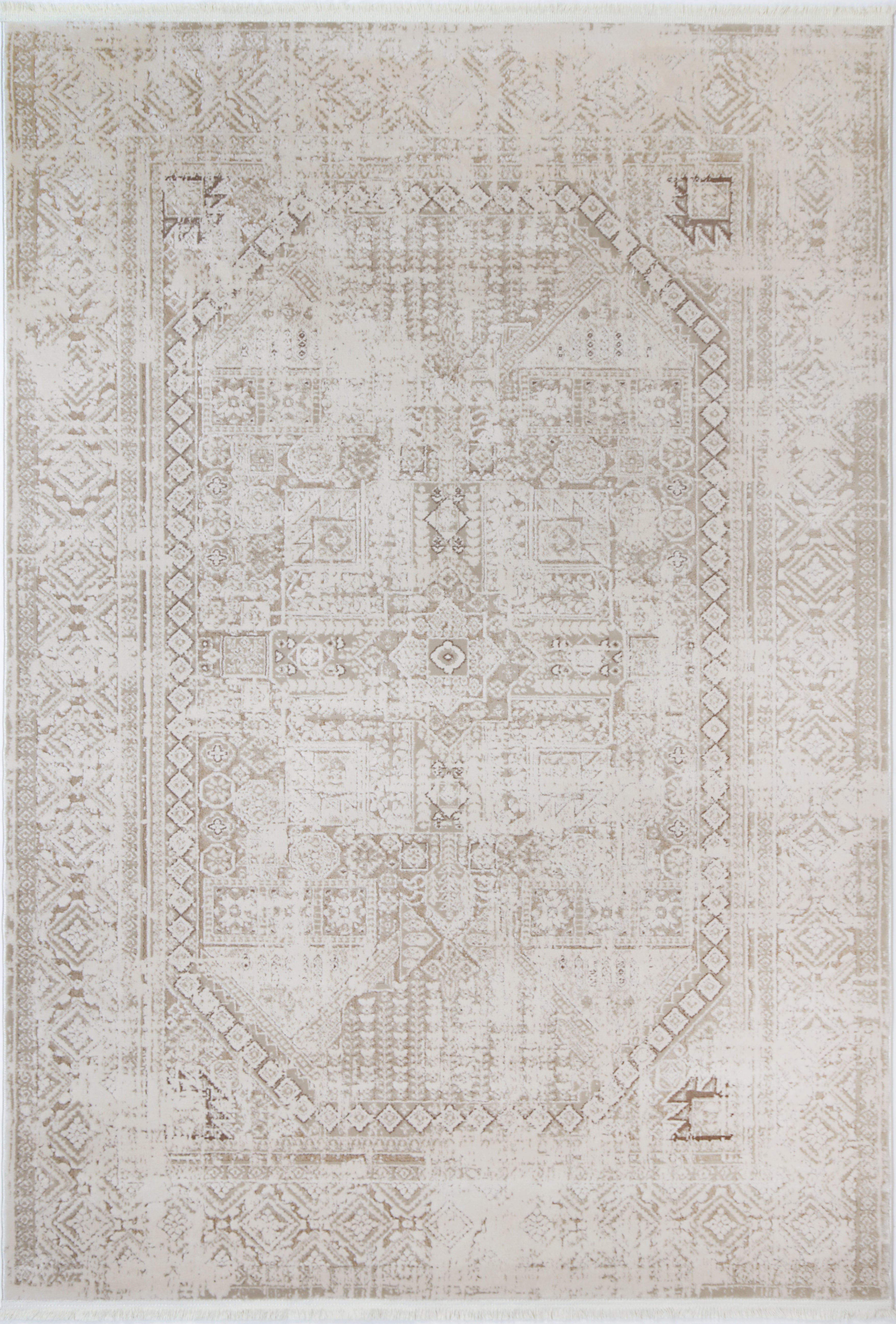 Bohemian Paradise Panel Beige Rug - 03BEIG.