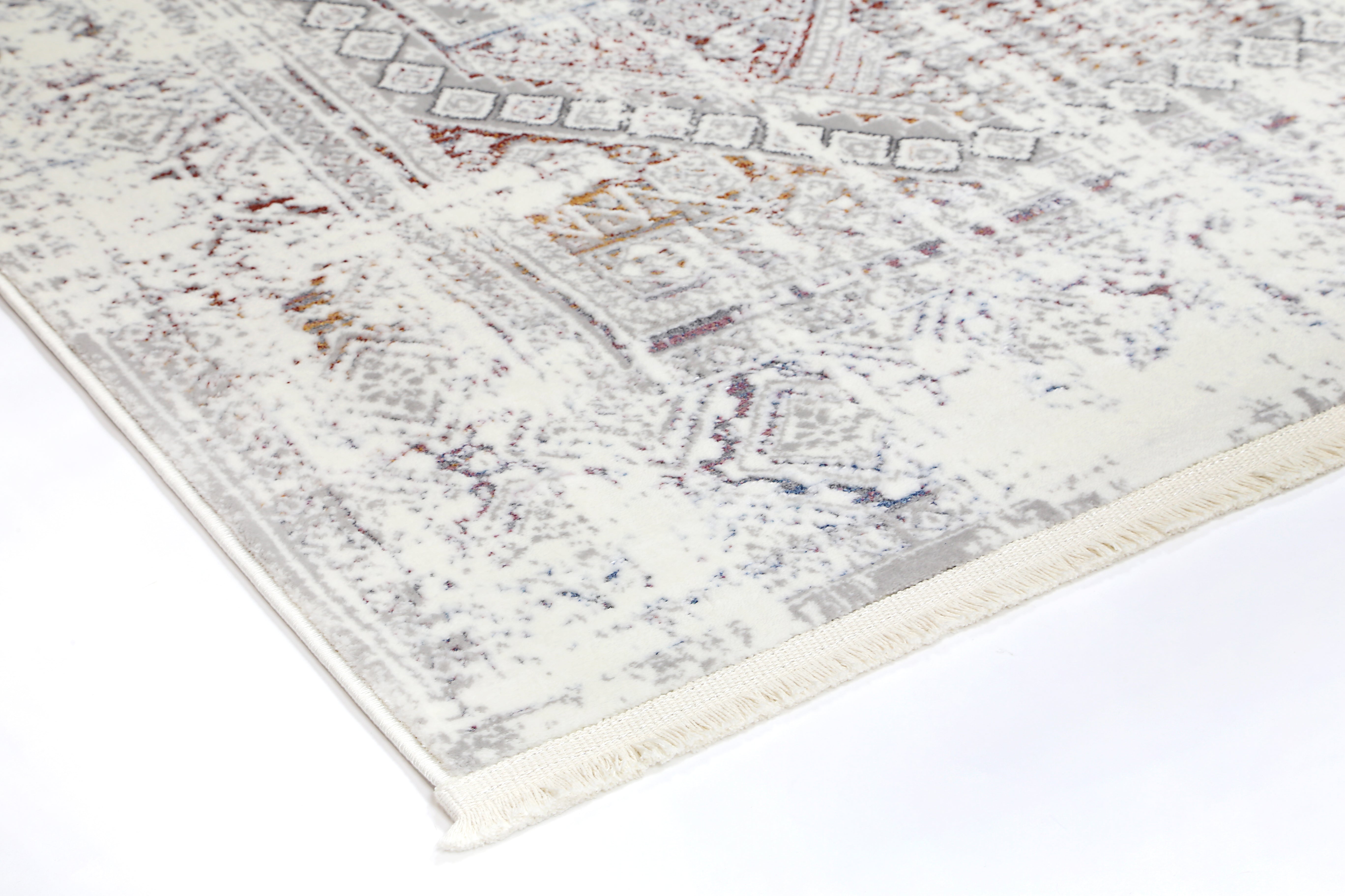 Bohemian Paradise Panel Grey Multi Rug - 03GMUL.