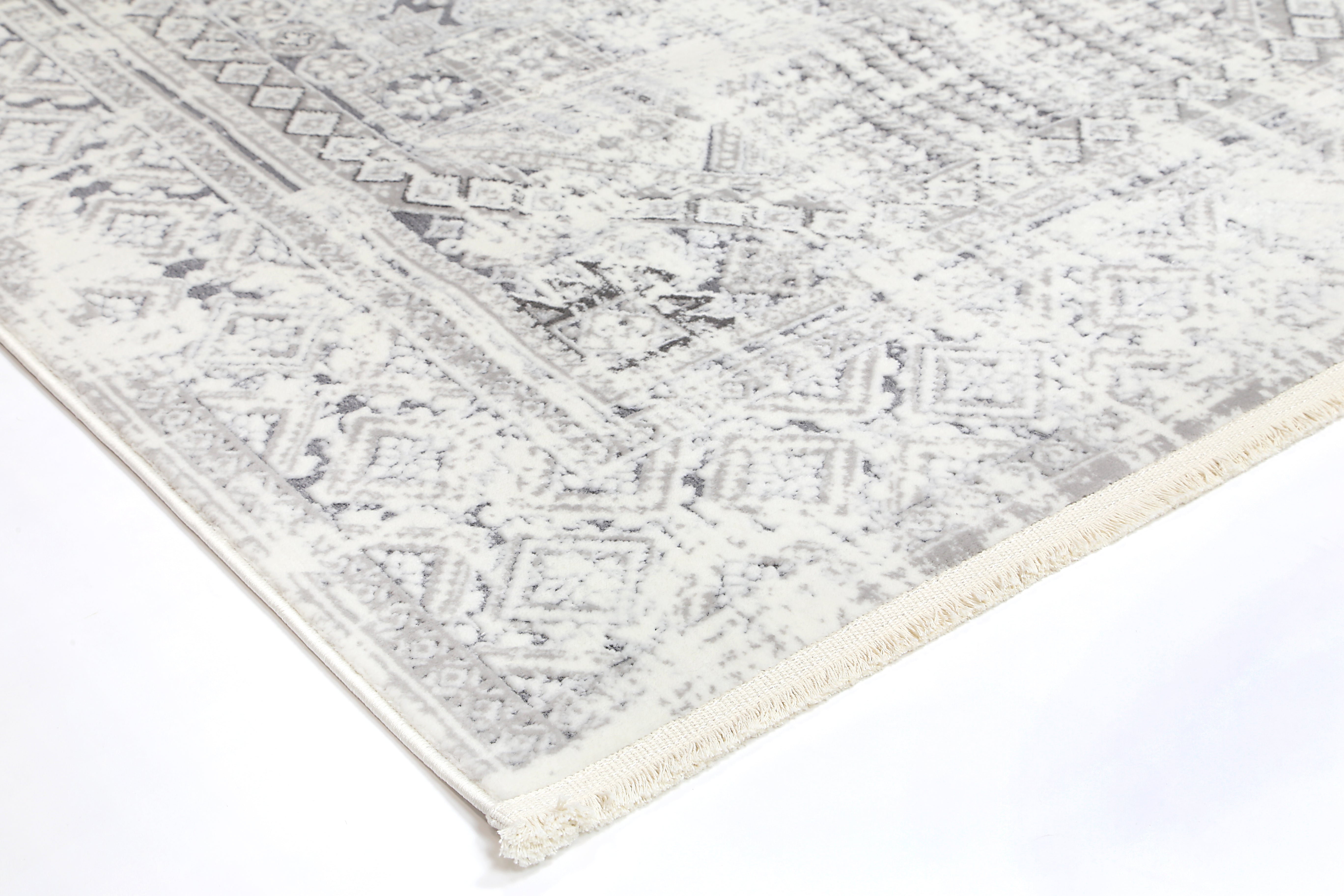 Bohemian Paradise Panel Grey Rug - 03GREY.