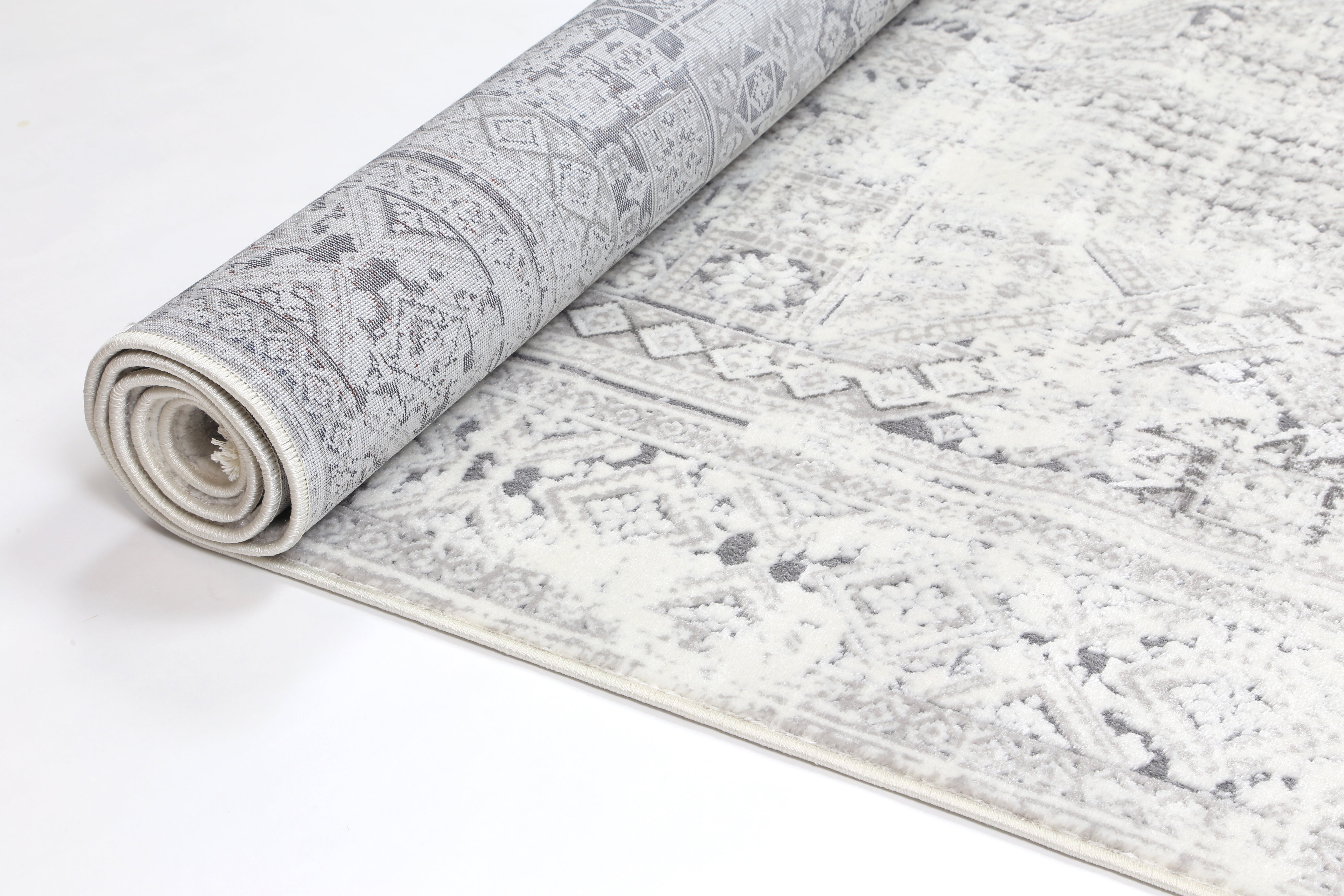 Bohemian Paradise Panel Grey Rug - 03GREY.