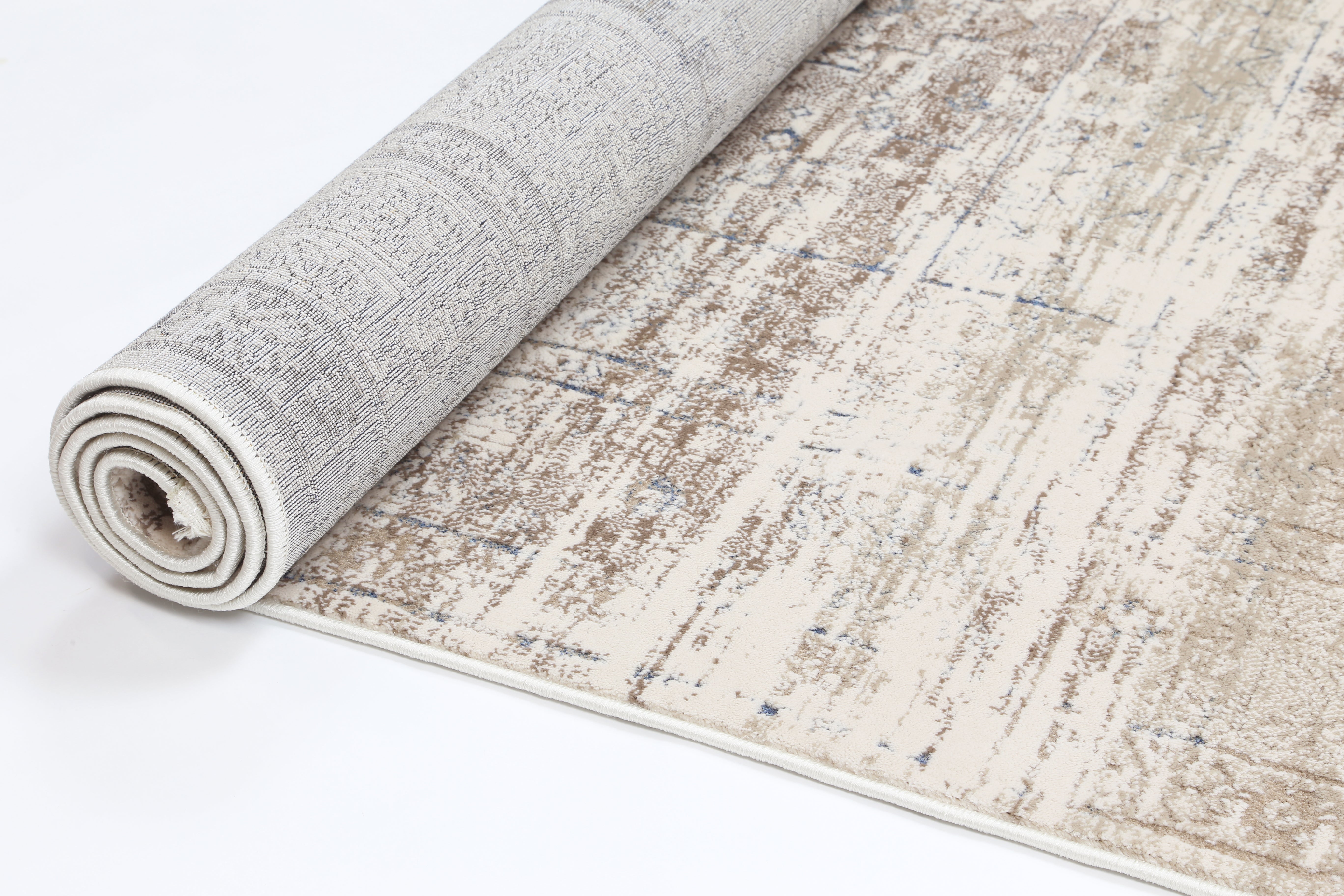 Bohemian Paradise Traditional Grey Blue Rug - 04GBLU - Blue traditional rug from Vogue Rugs Australia