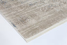 Bohemian Paradise Medalion Beige Blue Rug - 06BBLU.