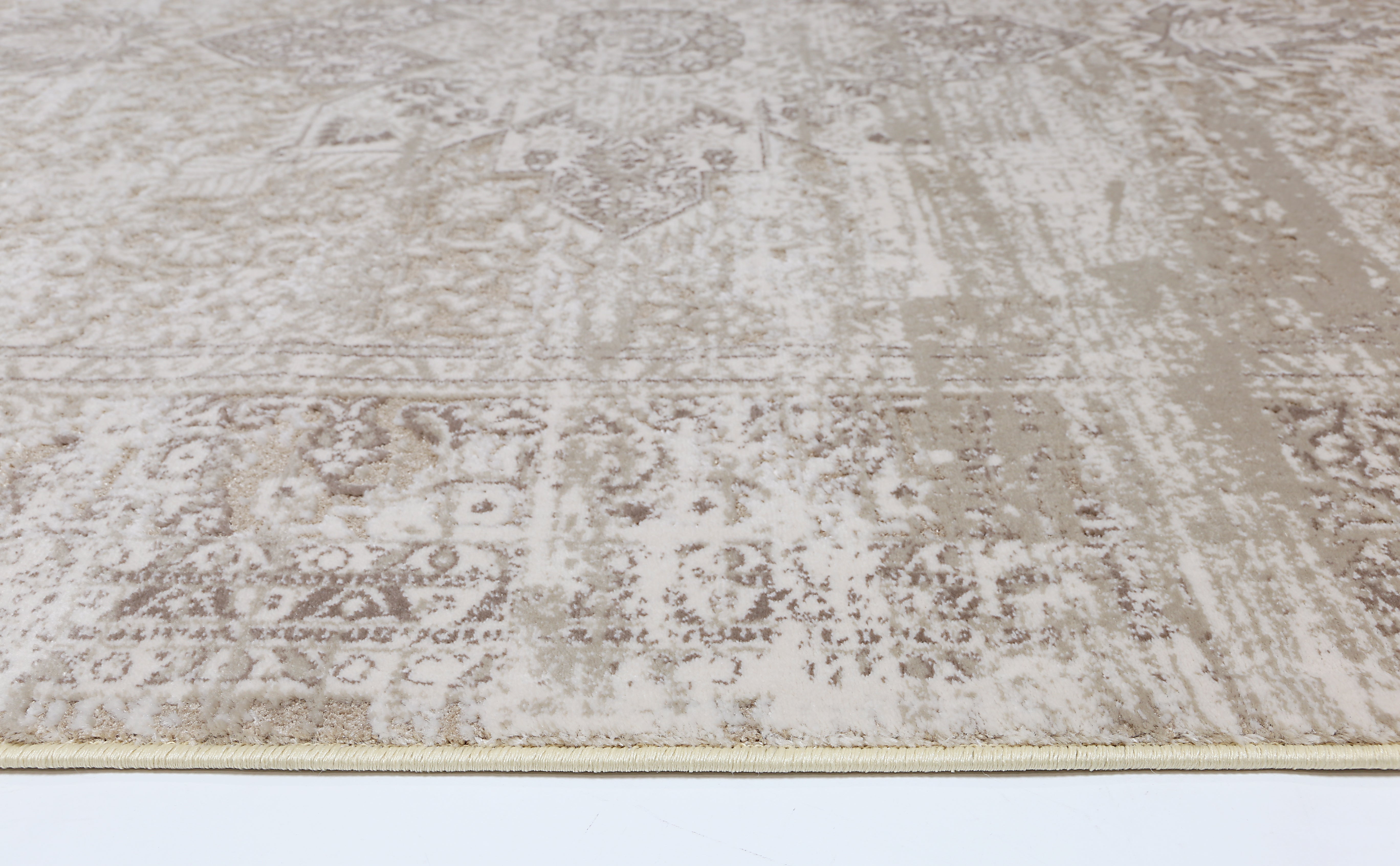 Bohemian Paradise Medalion Beige Rug - 06BEIG - Beige bohemian rug from Vogue Rugs Australia