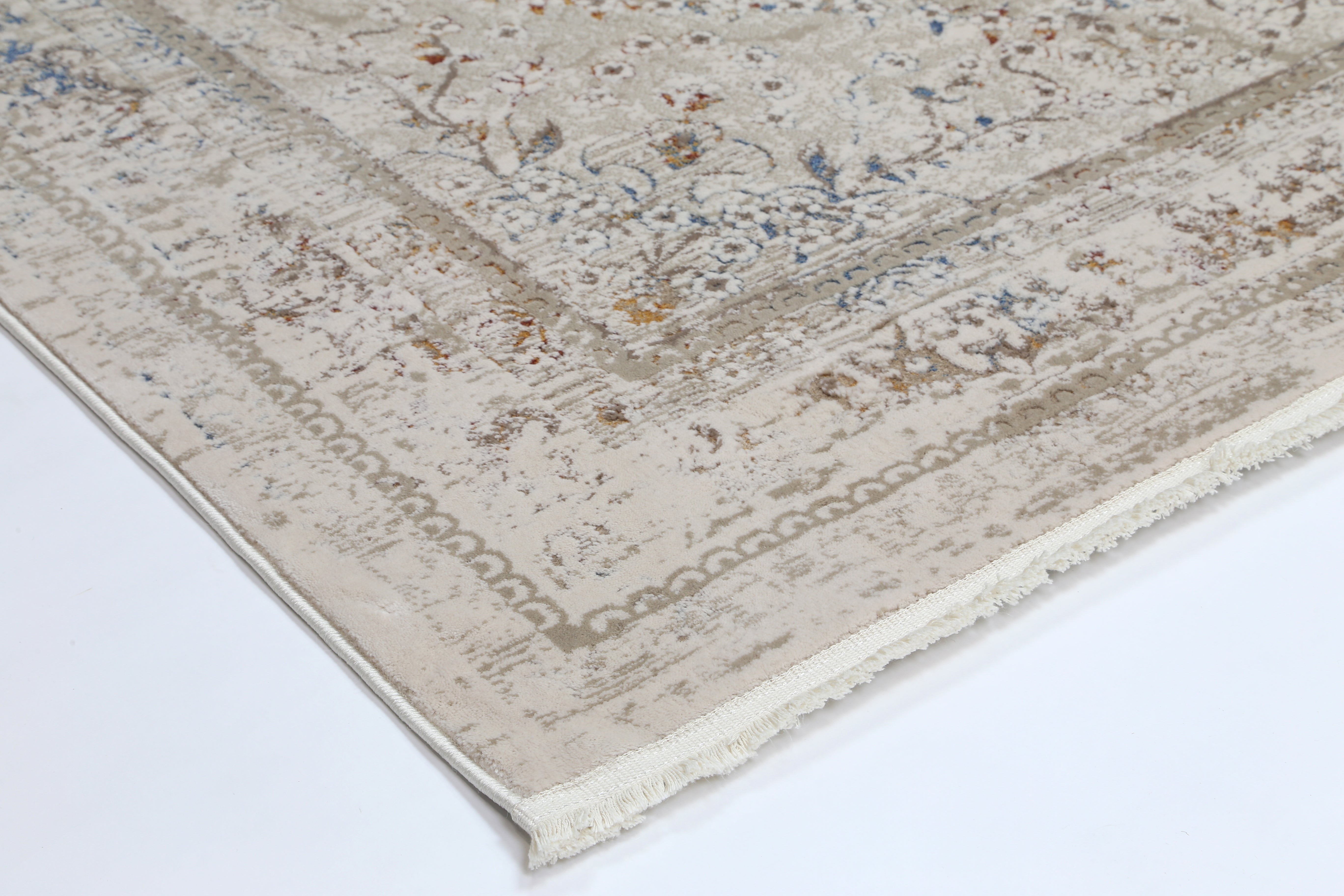 Bohemian Paradise Vintage Medalion Beige Multi Rug - 08BMUL.