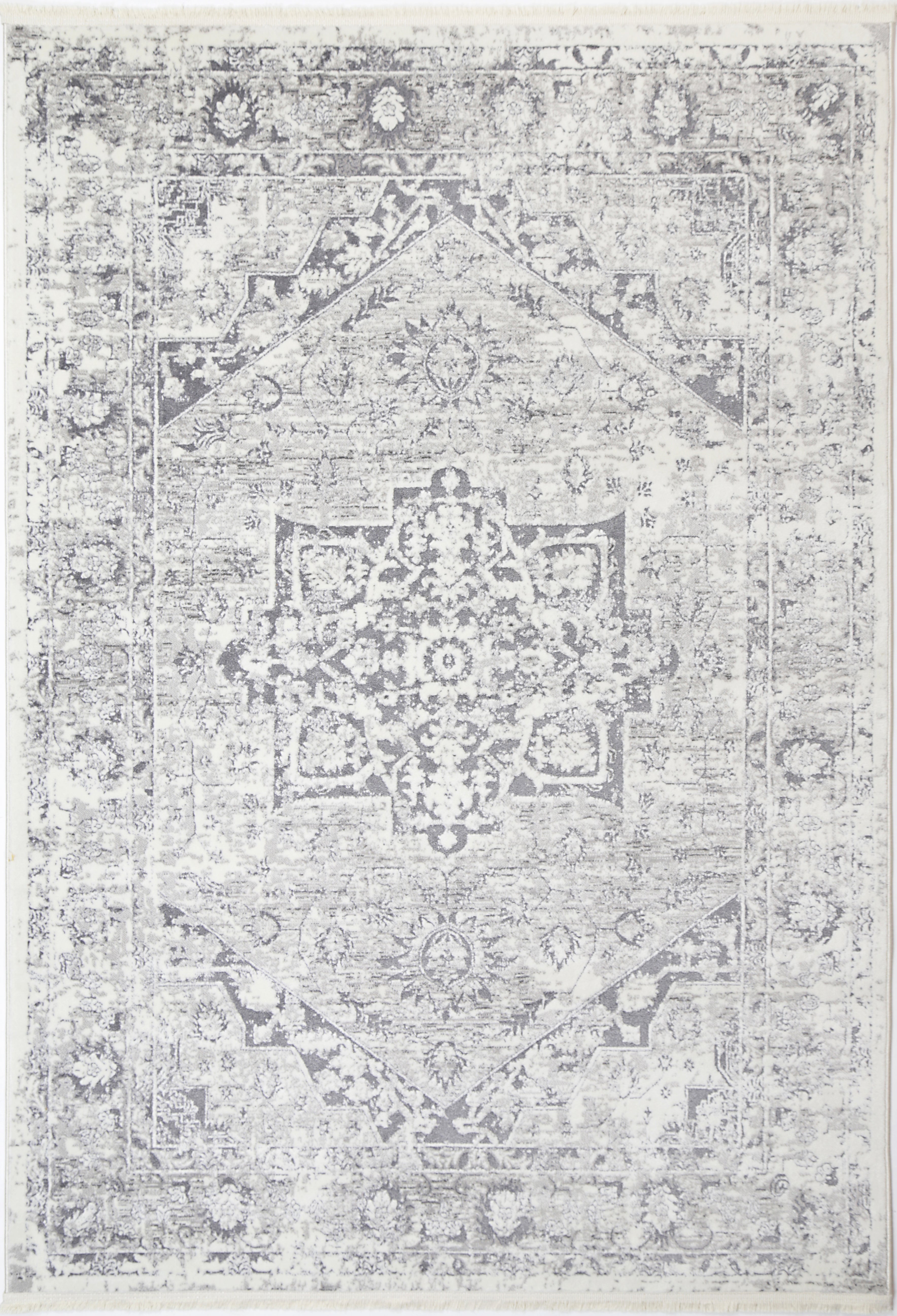 Bohemian Paradise Classic Vintage Grey Rug - 09GREY - Grey vintage rug from Vogue Rugs Australia