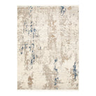 Bohemian Paradise One Modern Beige Blue Rug - 01BBLU.