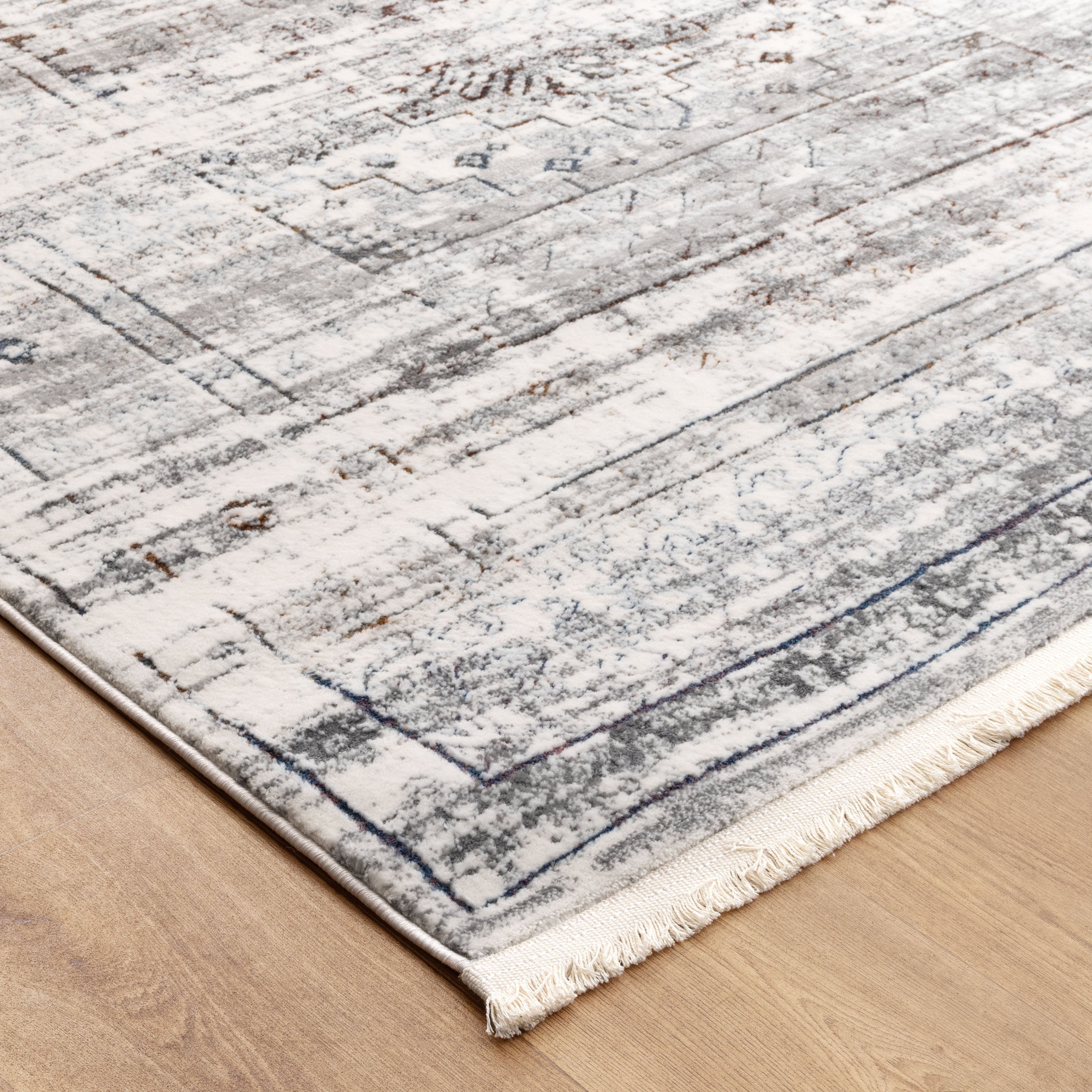 Bohemian Paradise Traditional Grey Multi Rug - 04GMUL.
