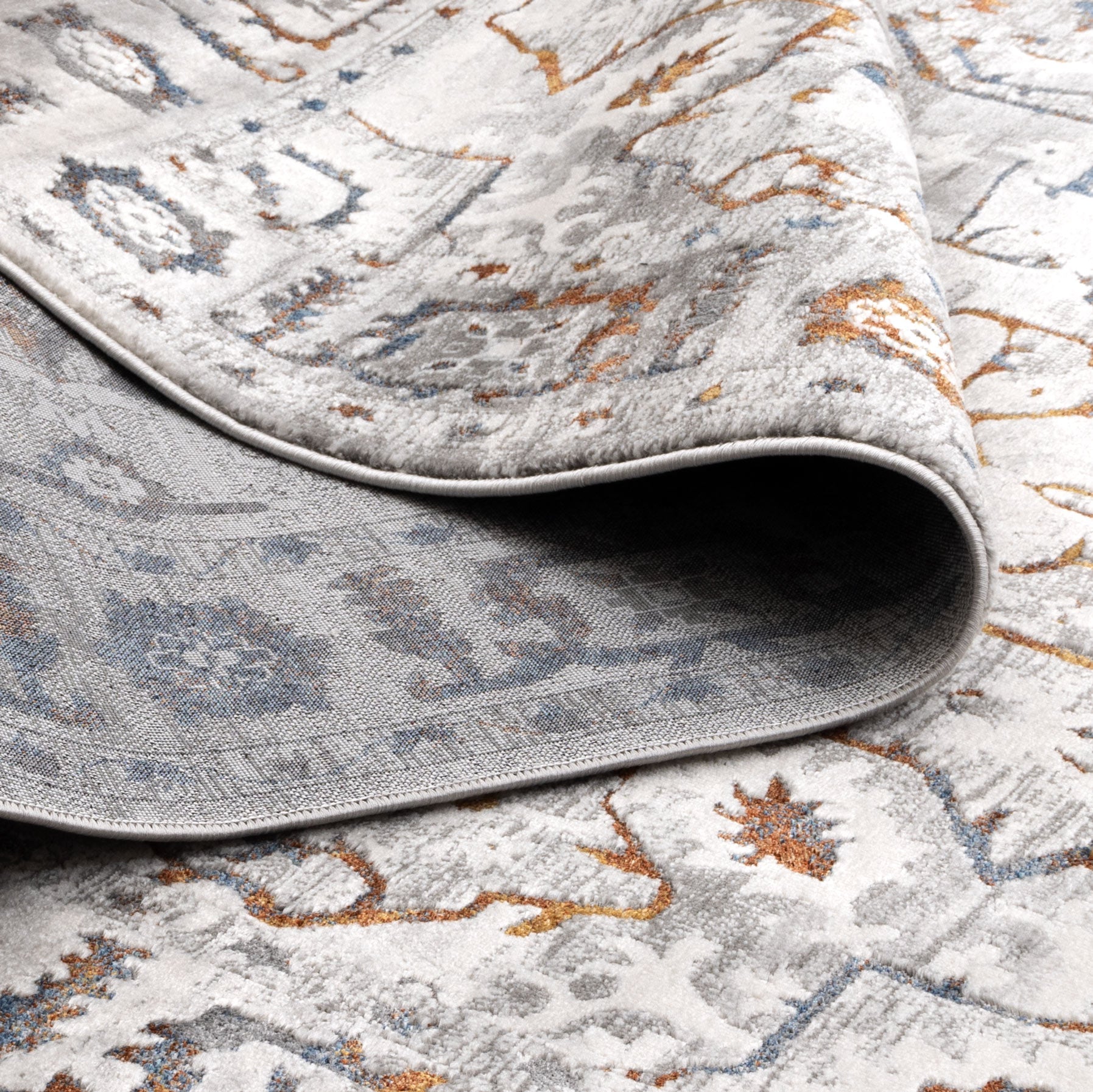 BOHEMIAN PARADISE BOHEM5 GREY MULTI - 05GMUL - Grey bohemian rug from Vogue Rugs Australia