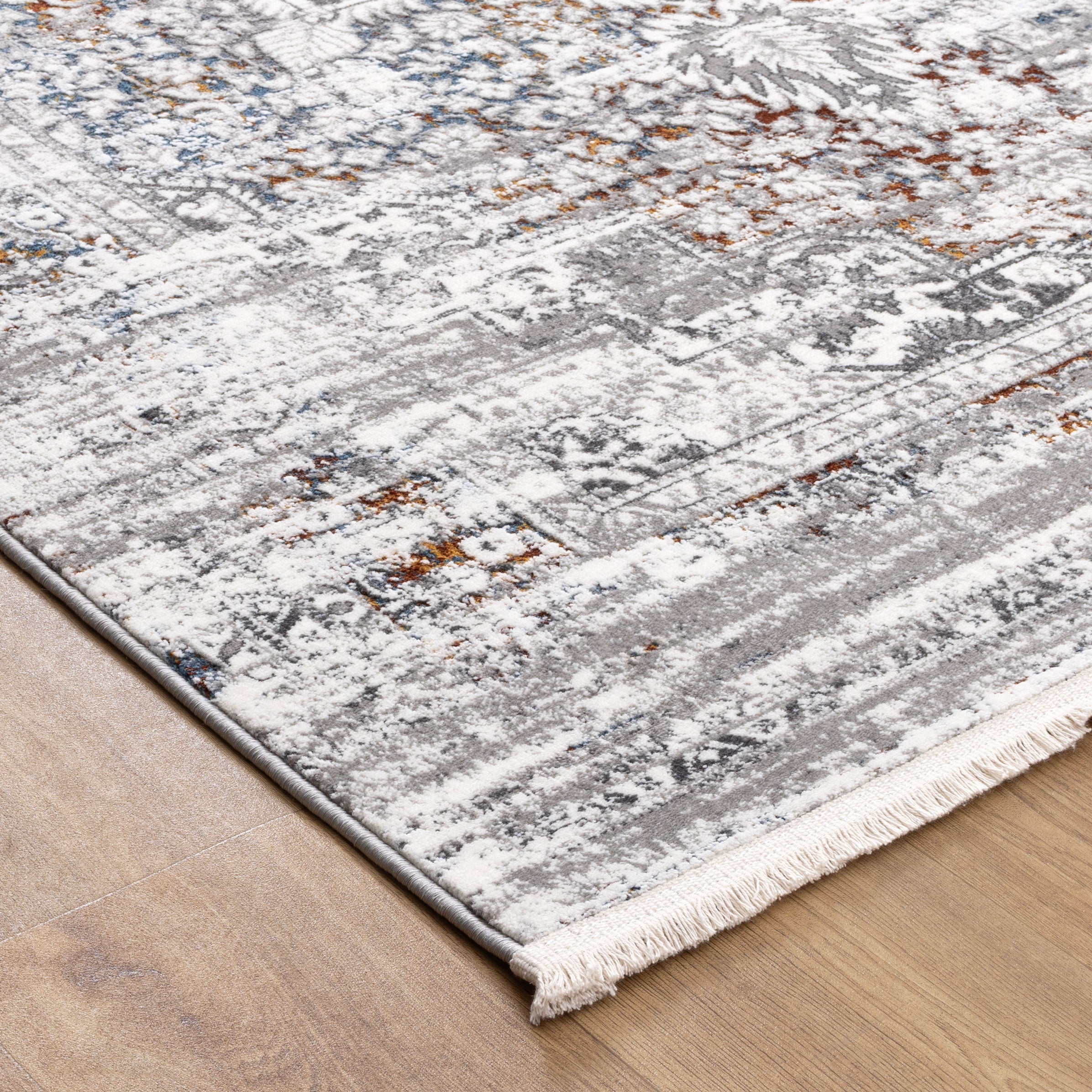 Bohemian Paradise Medalion Grey Multi Rug - 06GMUL.