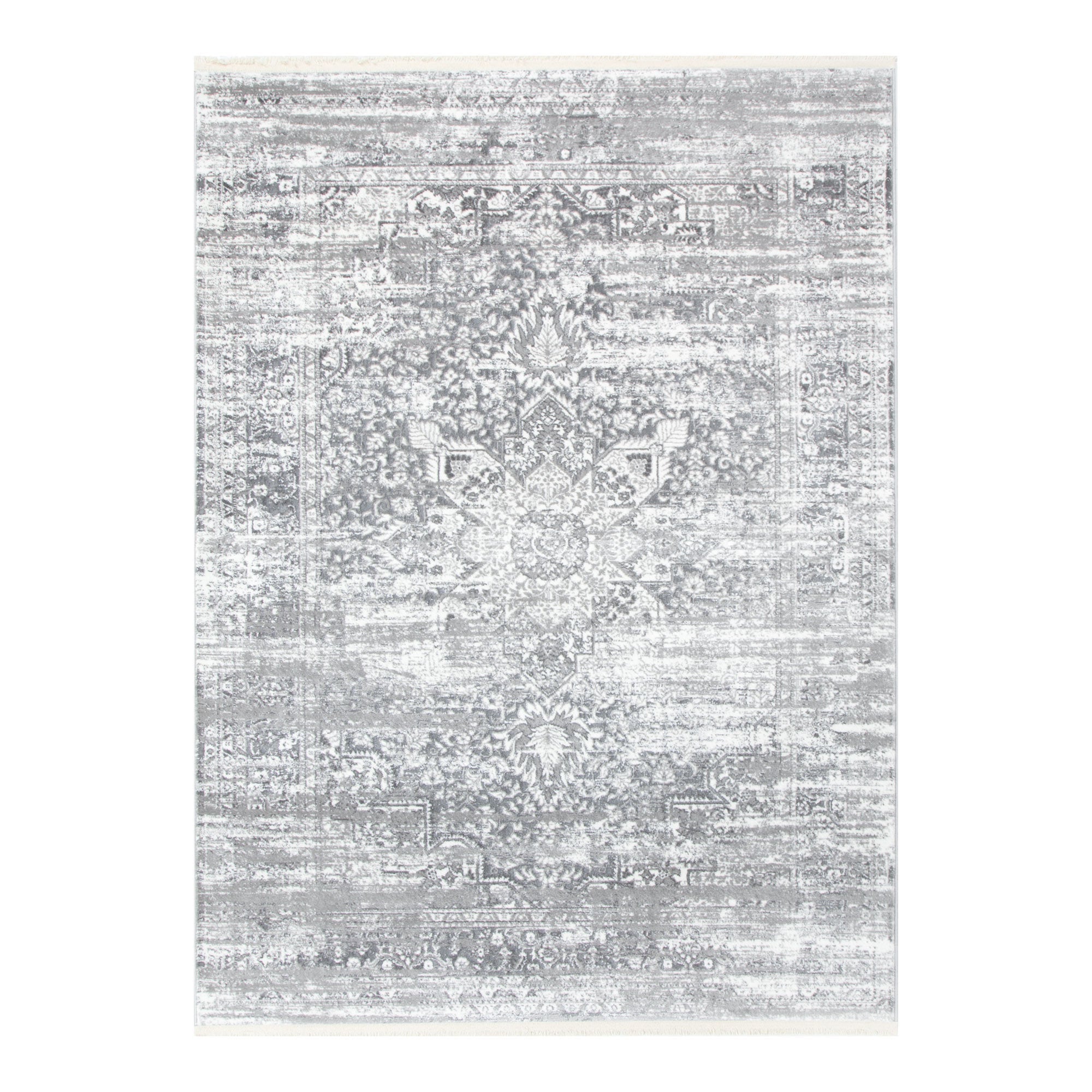 Bohemian Paradise Medalion Grey Rug - 06GREY.