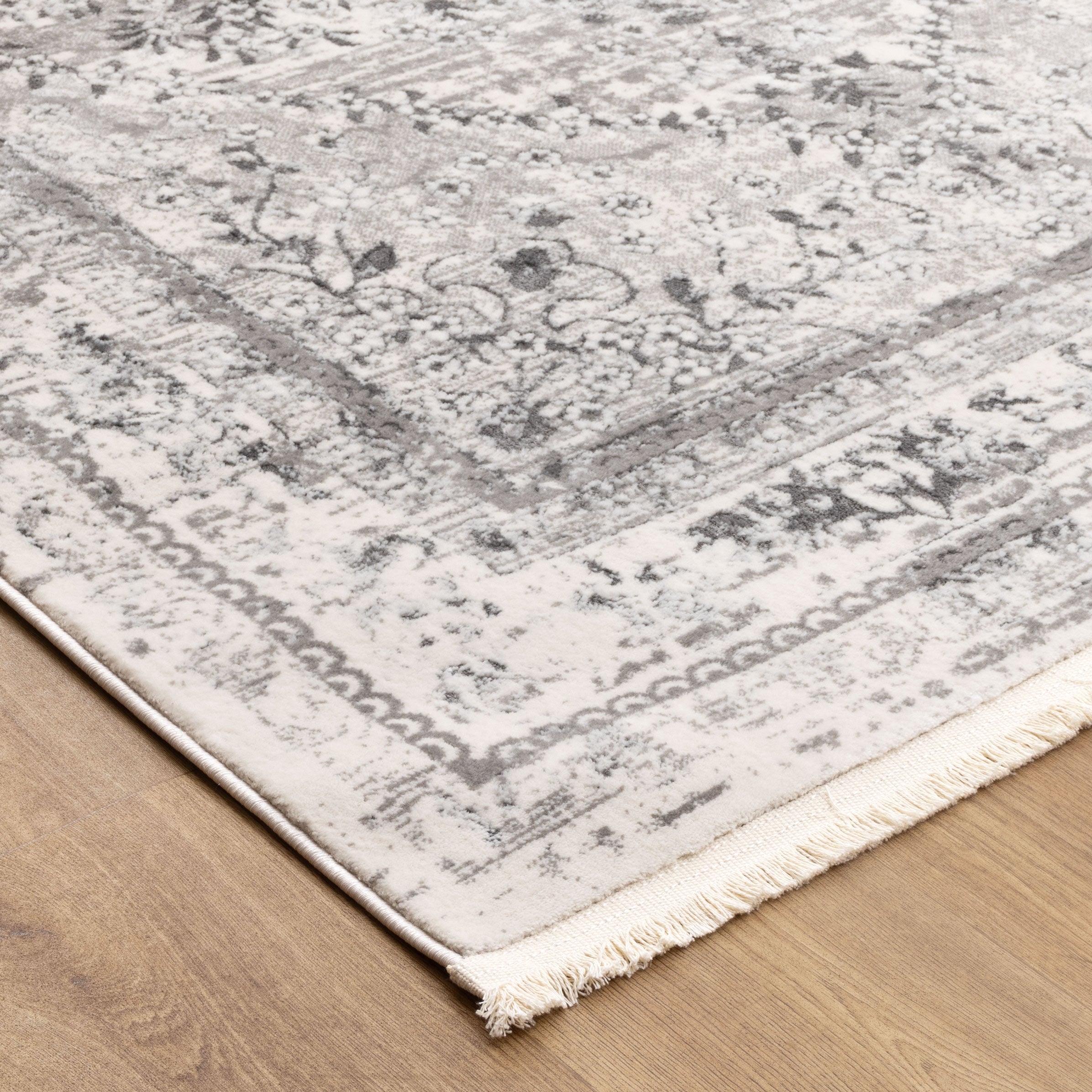 Bohemian Paradise Vintage Medalion Grey Rug - 08GREY.