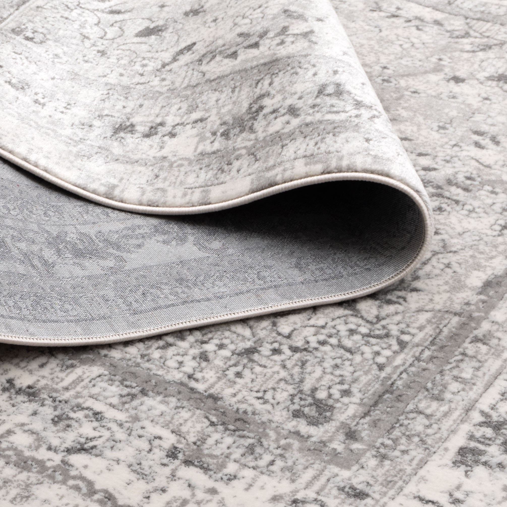 Bohemian Paradise Vintage Medalion Grey Rug - 08GREY.