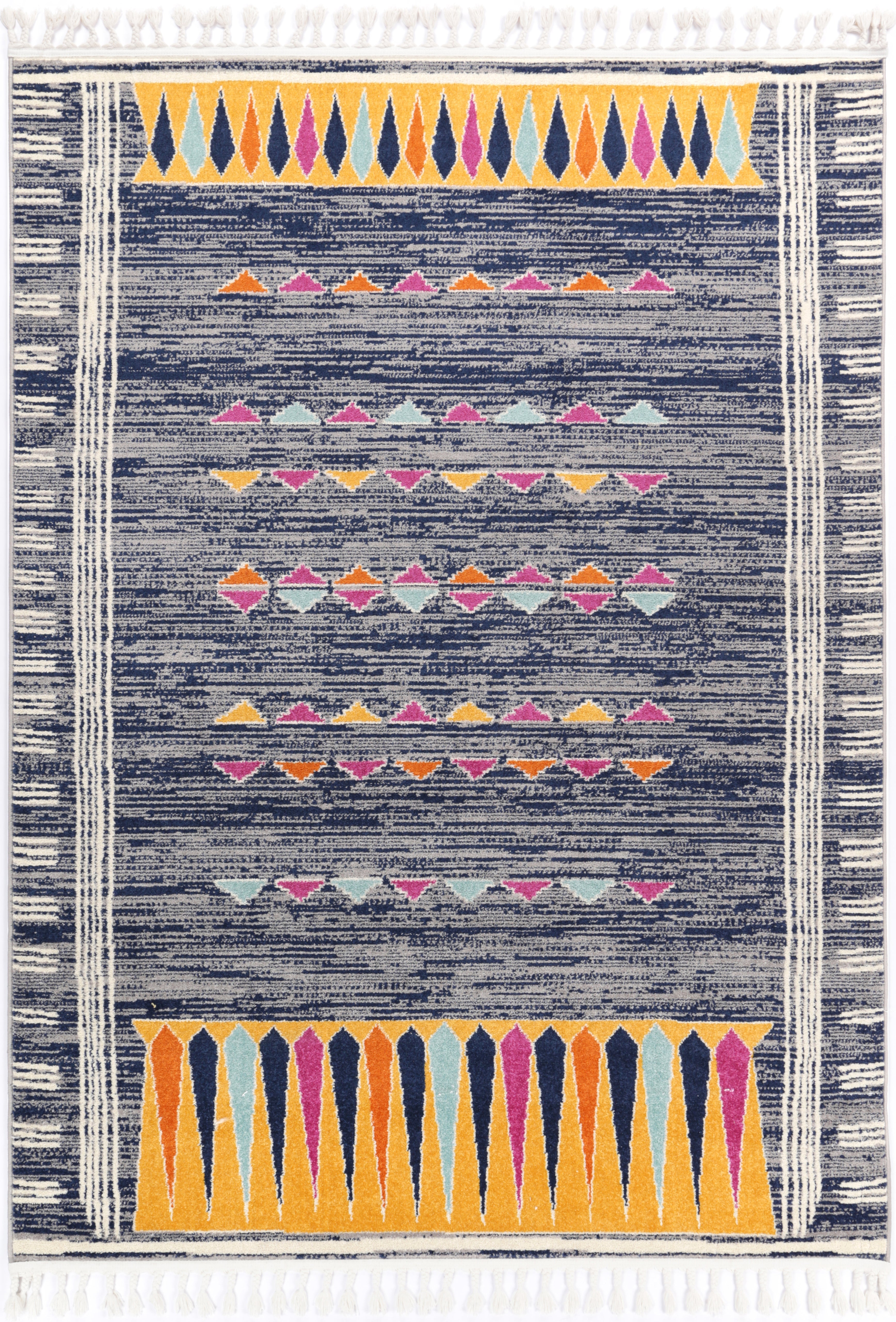 Asilah Bp73A D.Blue Cream - Blue asilah rug from Vogue Rugs Australia