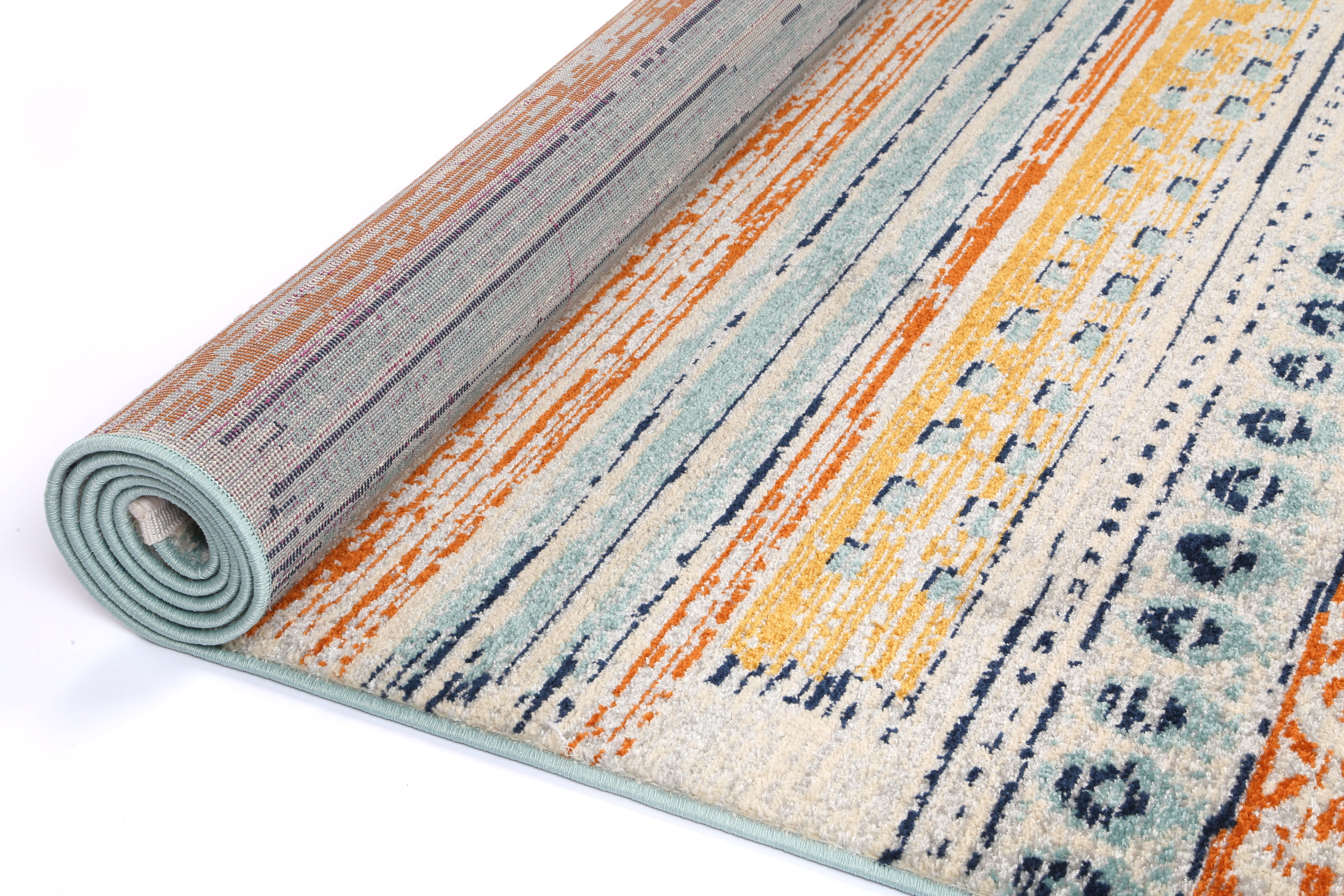 Asilah Br33A L.Grey Blue - Blue asilah rug from Vogue Rugs Australia