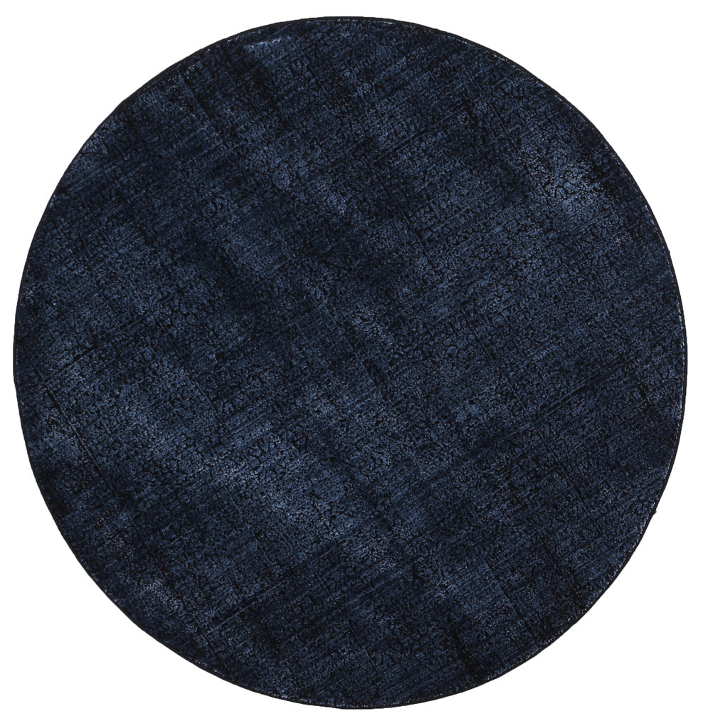 Brooklyn Distressed Oriental Blue Round Rug - Modern Rugs |Premium Rugs ...