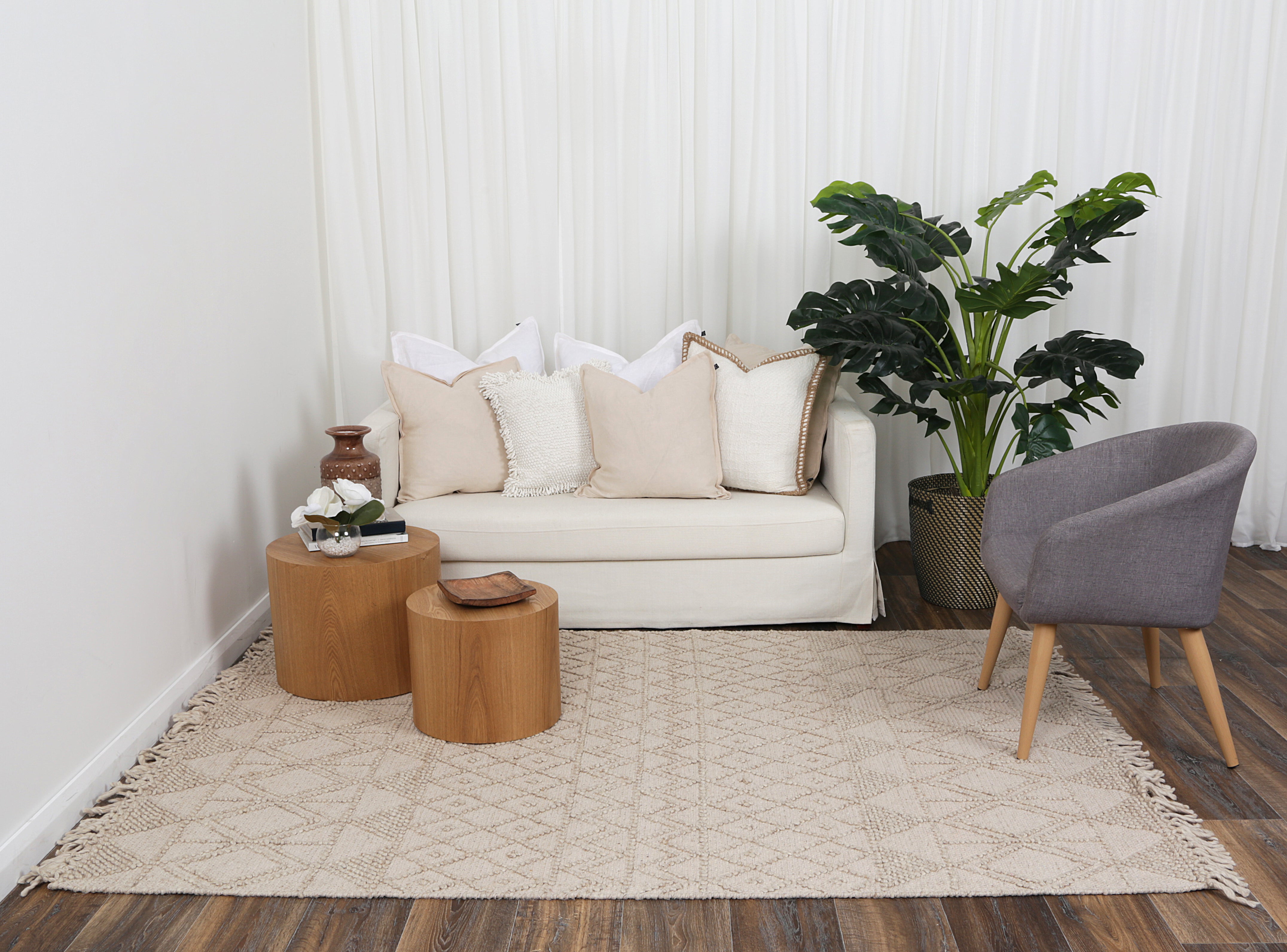 Diego Inca Brown Wool Rug - DIEG01.
