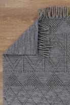 Diego Inca Grey Multi Wool Rug - DIEG01.
